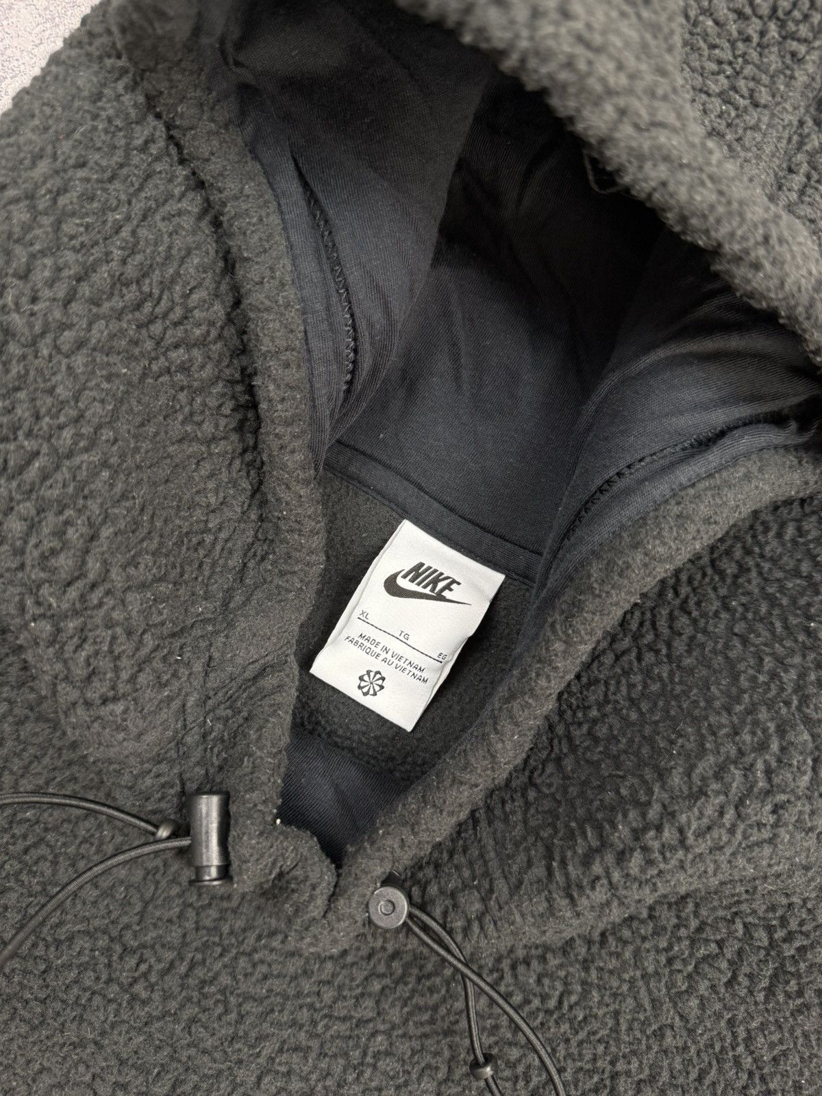 Nike Nike Sherpa Fleece Hoodie Ninja Anorak Jacket Size US XL / EU 56 / 4 - 9 Thumbnail