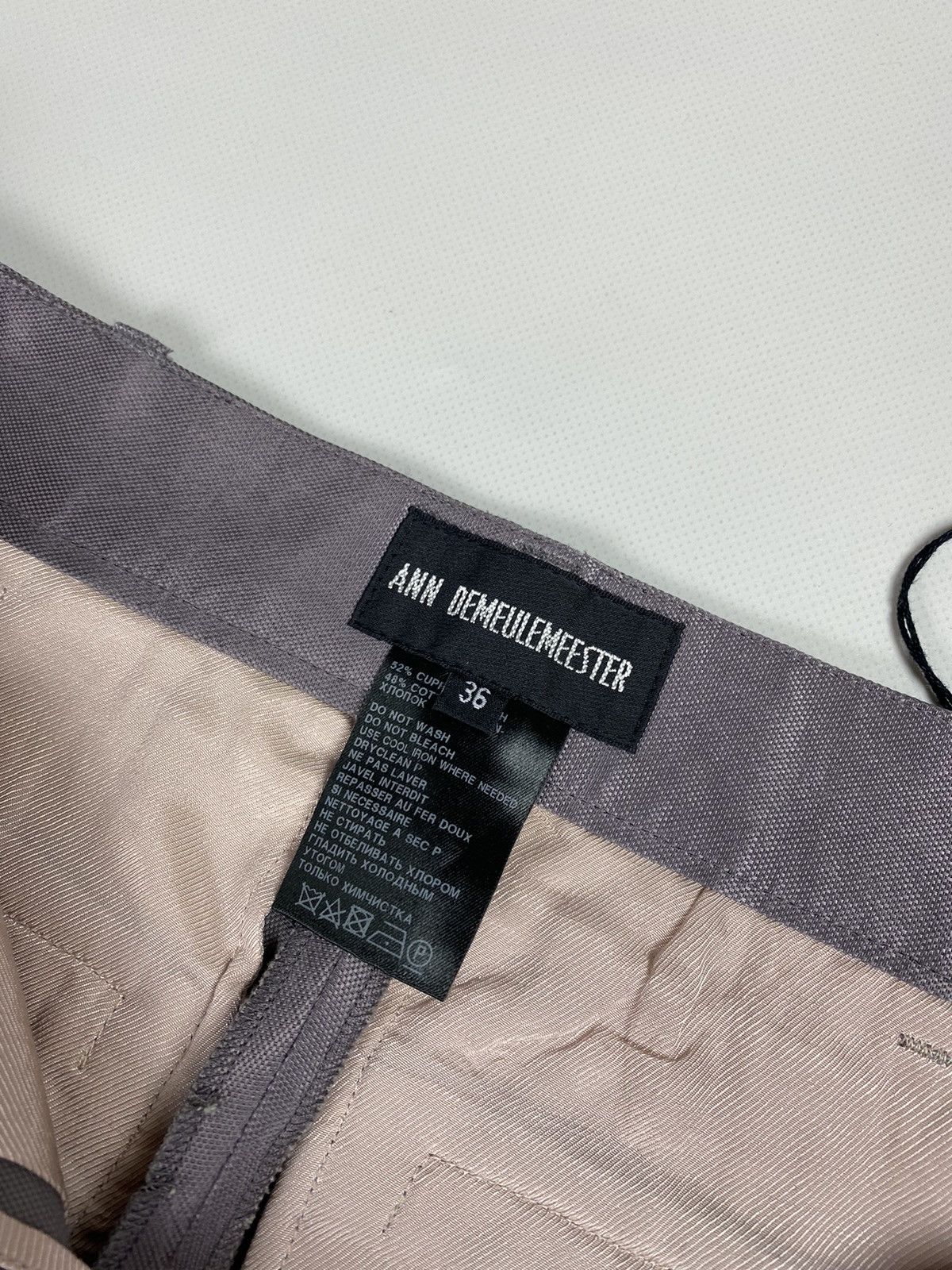 Ann Demeulemeester BNWT! Ann Demeulemeester ladies wide leg dress pants size 36 Size 25" / US 0 / IT 36 - 12 Thumbnail