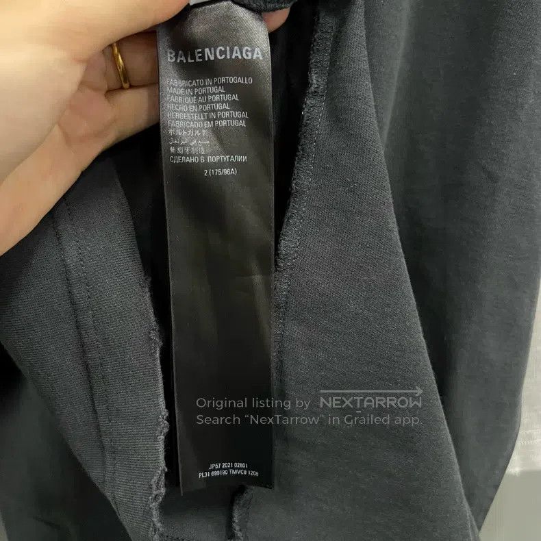 Balenciaga Balenciaga Color Block Circle Logo Embroidered Short Sleev Size US M / EU 48-50 / 2 - 3 Thumbnail