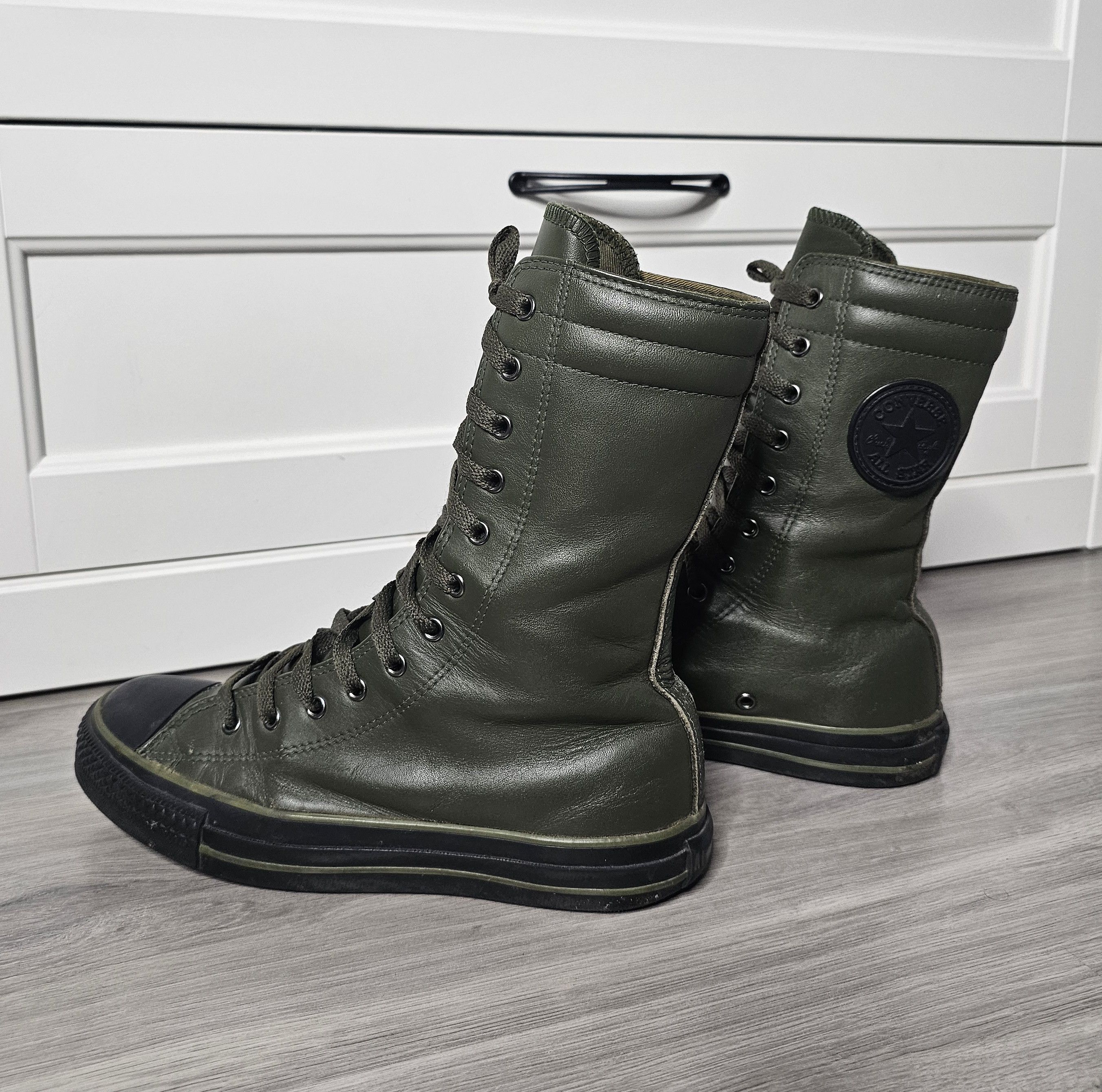 Converse Converse All Star military green high leather sneakers Size US 6.5 / IT 36.5 - 5 Thumbnail