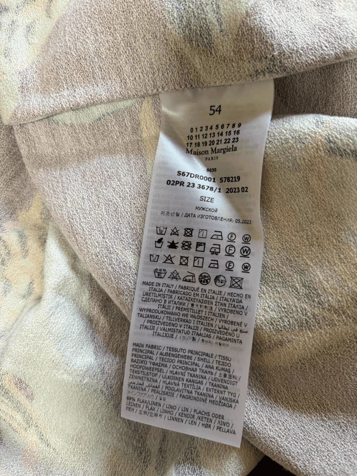 Pendleton Pendleton Sz 54 Maison Margiela x Pendleton 23AW Flower Pr Size US L / EU 52-54 / 3 - 3 Thumbnail