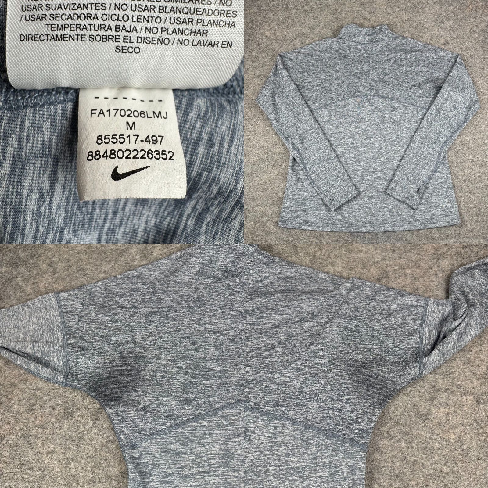 Nike Nike Dri Fit Element Shirt Blue Womens M 1/2 Zip Running Nike Element Shirt Womens M Blue Dri Fit Running Clothing Size M / US 6-8 / IT 42-44 - 8 Thumbnail