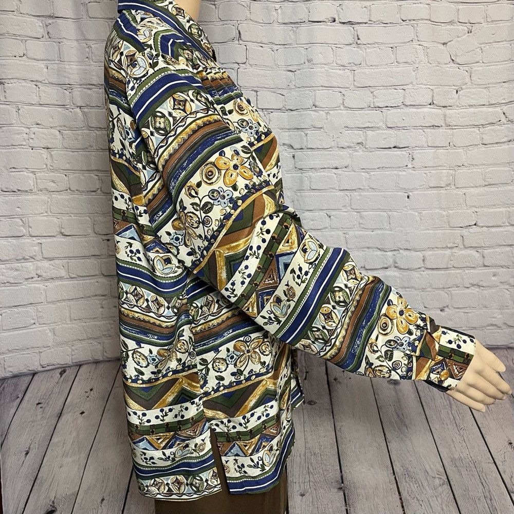 Other Vintage Quo-Silk 100% Silk Long Sleeve Blouse Size M Size M / US 6-8 / IT 42-44 - 4 Thumbnail