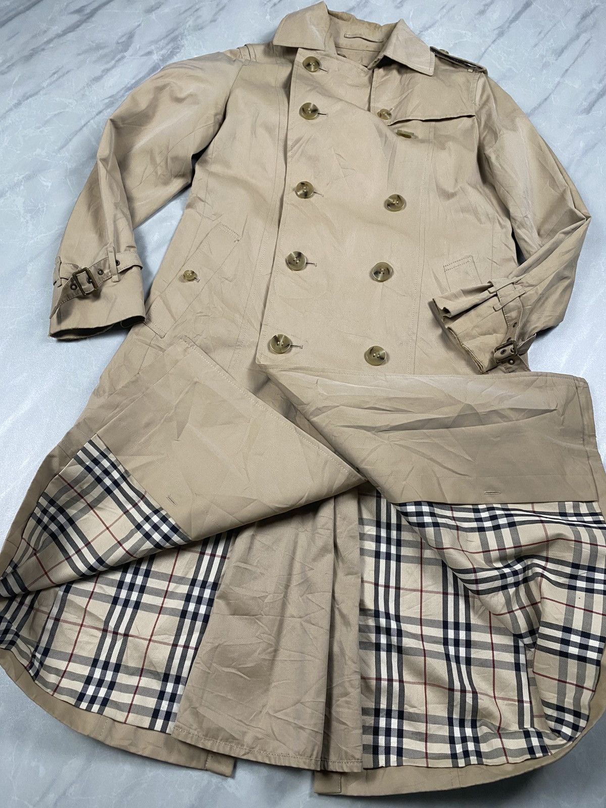 Burberry Vintage Burberry London Nova Check Light Trench Coat Size US M / EU 48-50 / 2 - 13 Thumbnail
