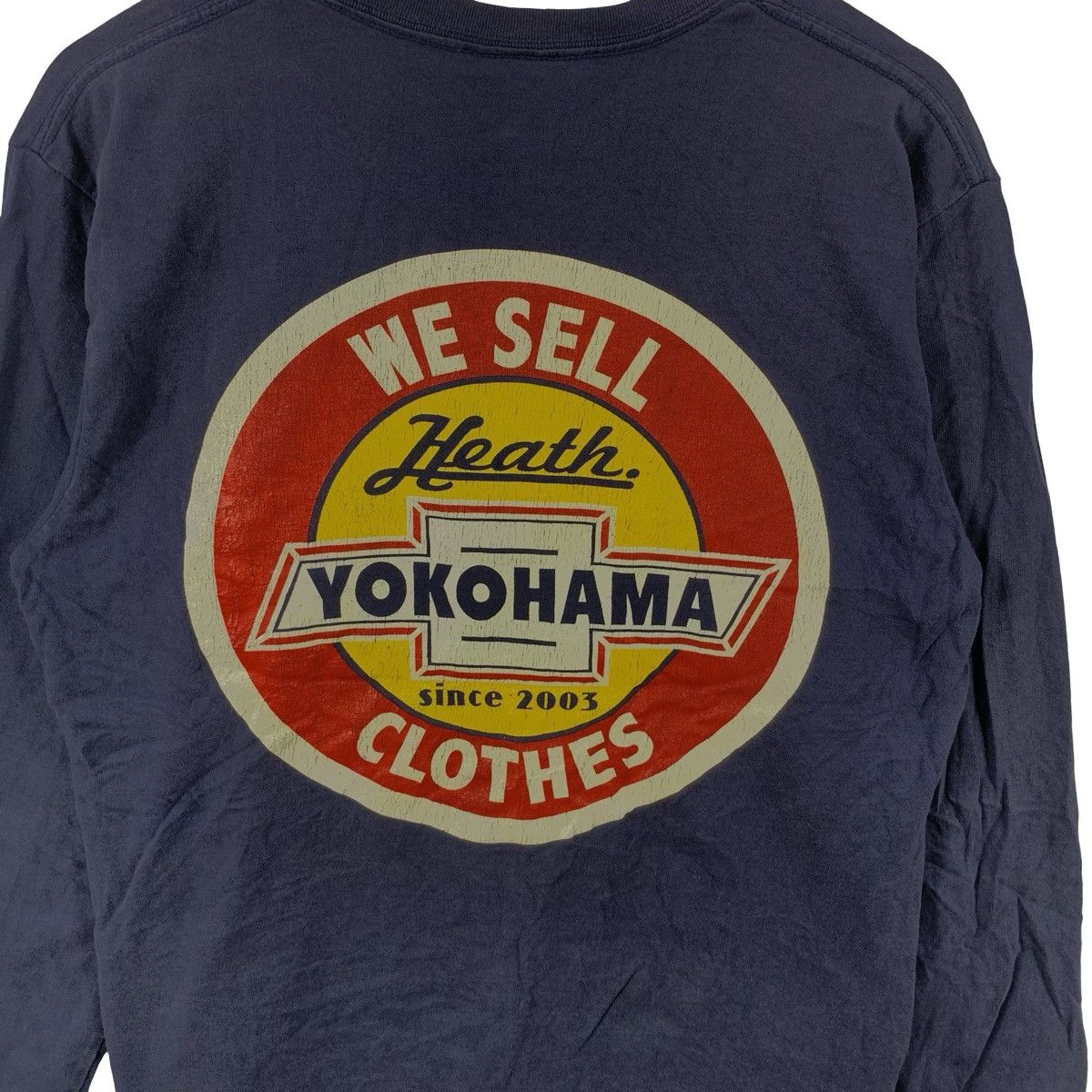 Vintage Vintage Yokohama Japan Long Sleeve Small Chest Logo Size US L / EU 52-54 / 3 - 7 Thumbnail