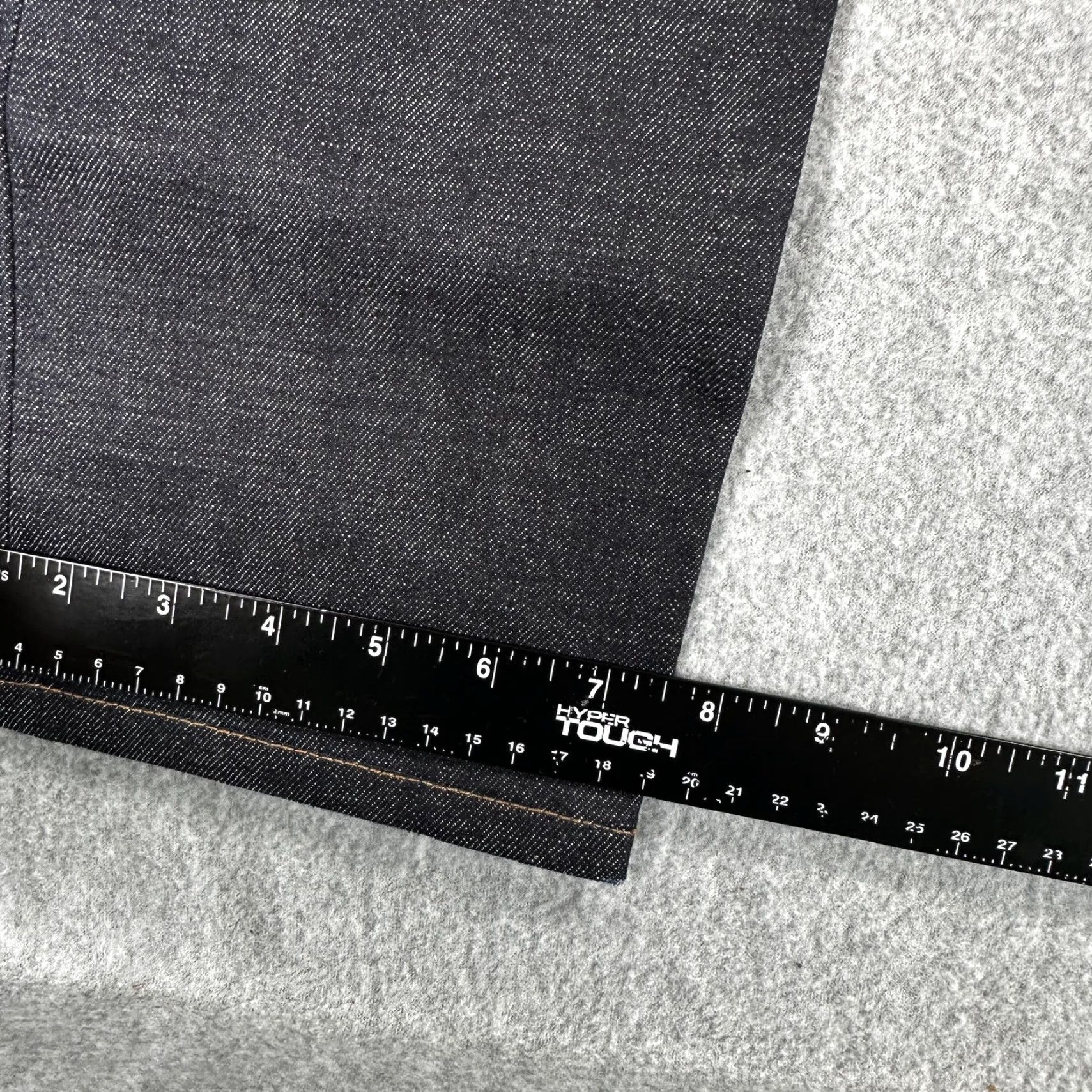 Denime Indigogene Denim Jeans Mens 32x34 Dark Indigo Straight Leg Zip 5-Pocket Denim Clothing USA Sample Size US 32 / EU 48 - 5 Thumbnail