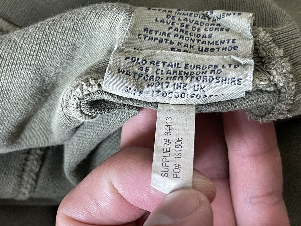 Polo Ralph Lauren Polo Ralph Lauren pique Vintage Olive Green Hoodie 90s Size US XL / EU 56 / 4 - 23 Thumbnail