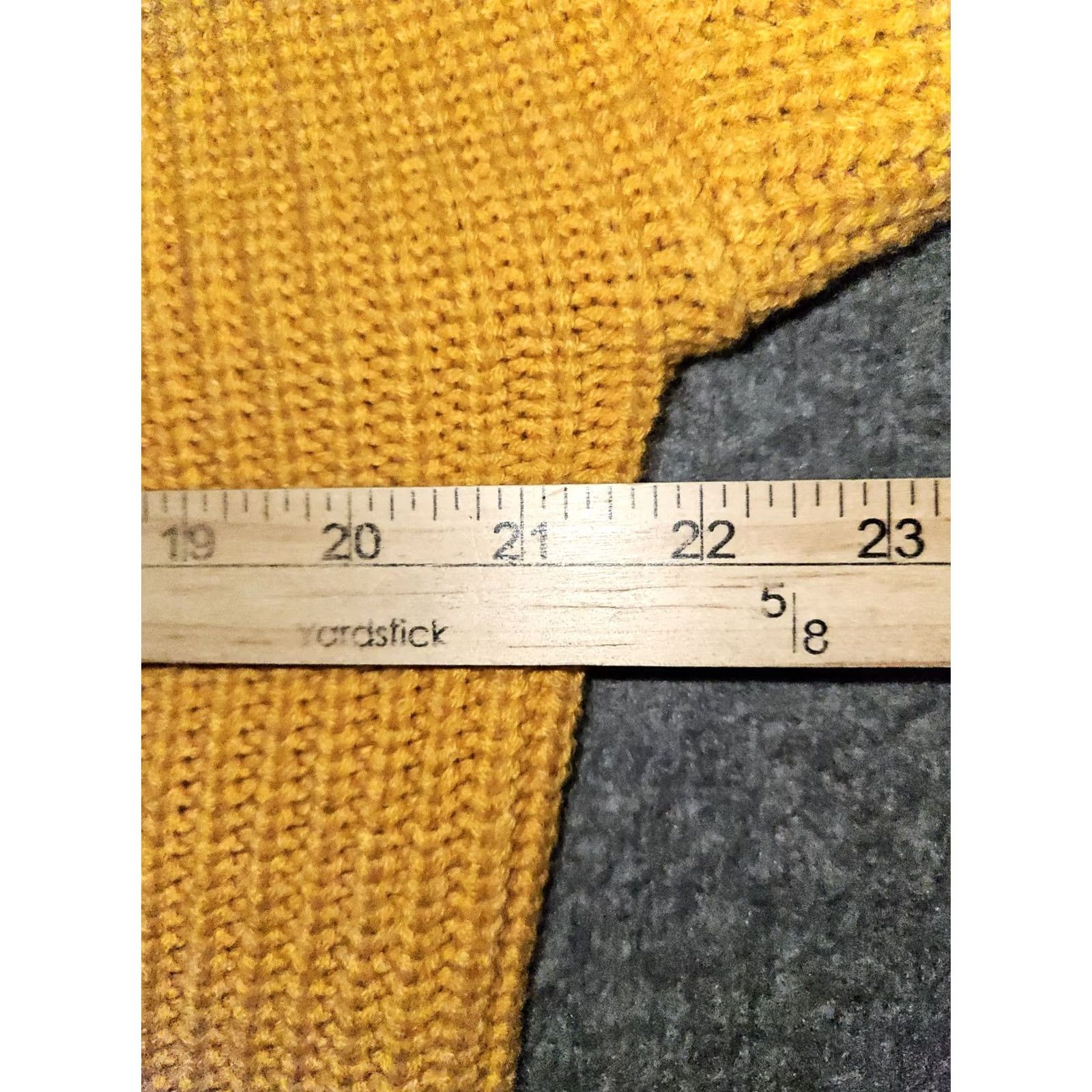 Vintage Philosophy Sweater Women's Small Gold Thick Knit Ribbed Should Button Pullover Knit Acrylic Hand Wash Only Womens Sportswear? Size S / US 4 / IT 40 - 3 Thumbnail