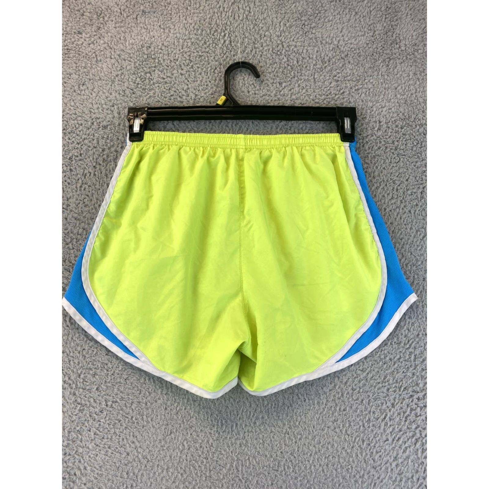 Nike Nike Womens Dri-Fit Running Shorts Adult Medium Neon Yellow Athletic Activewear Performance Running Womens Size 32" / US 10 / IT 46 - 7 Thumbnail