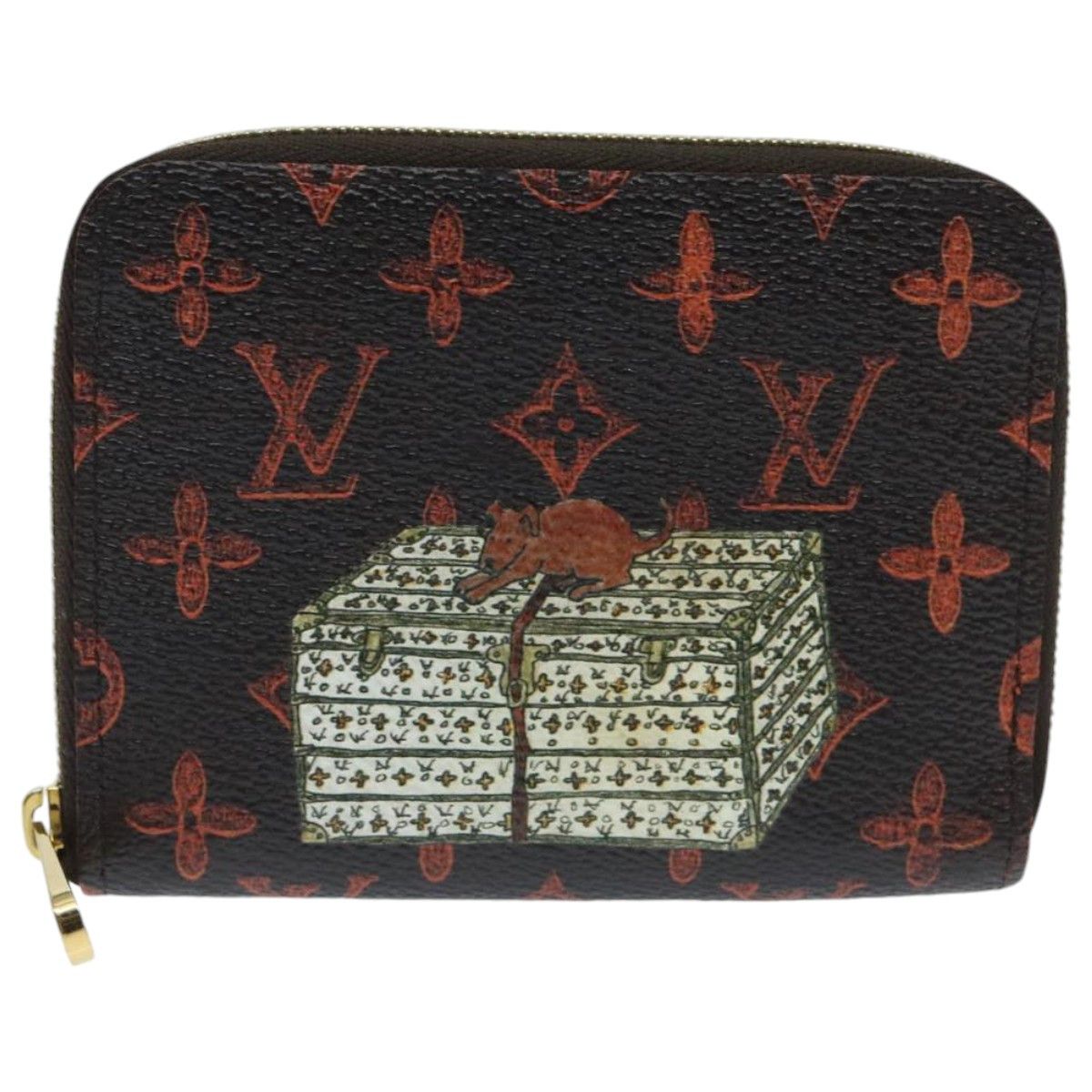 Louis Vuitton Coin Purse Brown Canvas Wallet (Pre-Owned) Size ONE SIZE - 1 Thumbnail