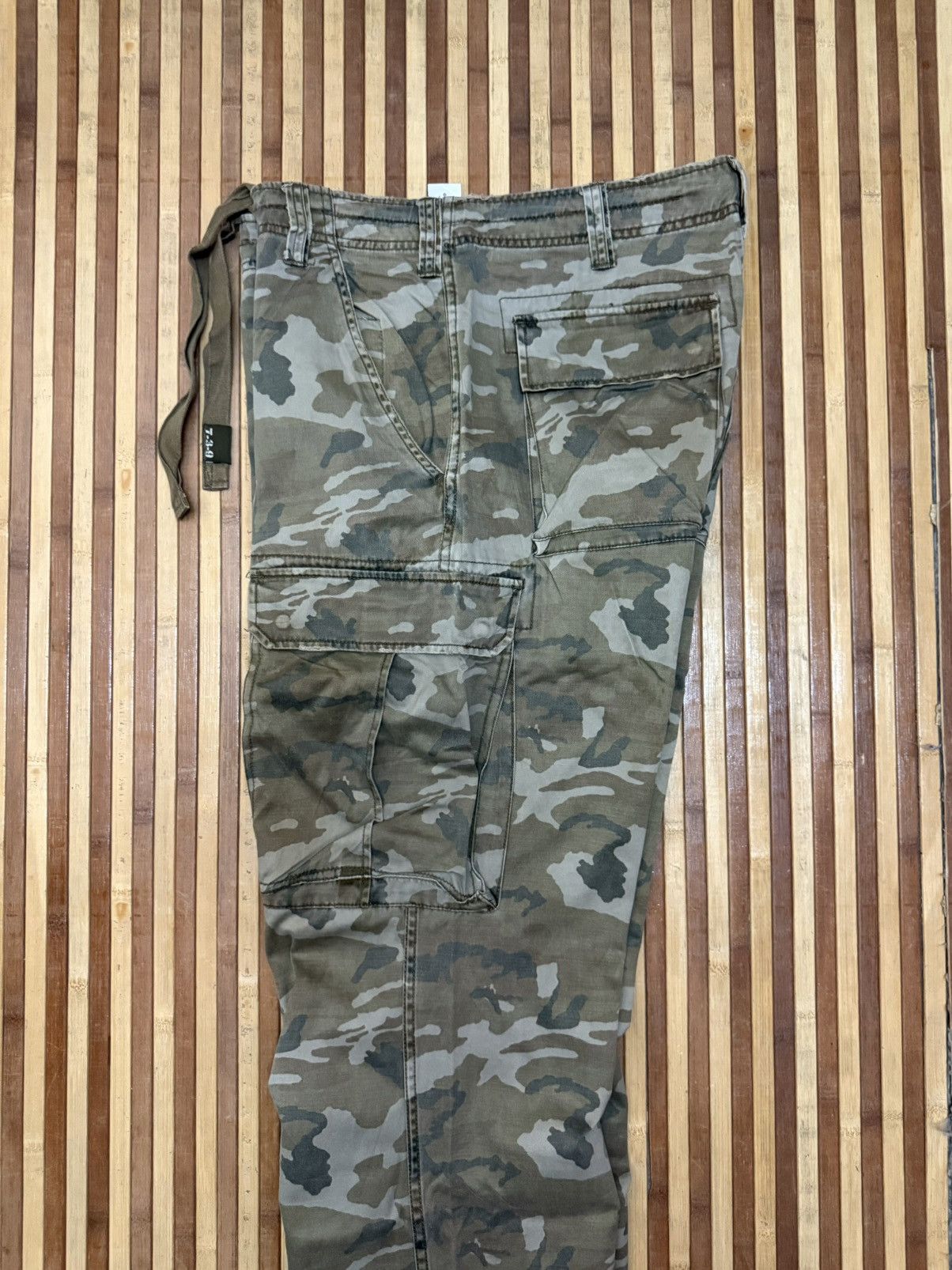 Japanese Brand Vintage B.S 7-3-9 Camouflage Military Outfit Cargo Pants Size US 33 - 12 Thumbnail