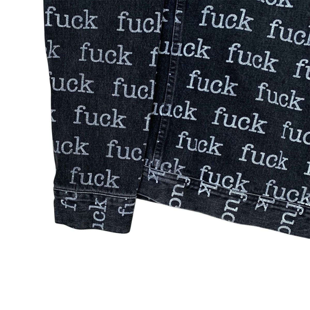 Supreme SS13 Fuck denim jacket Size US M / EU 48-50 / 2 - 9 Thumbnail