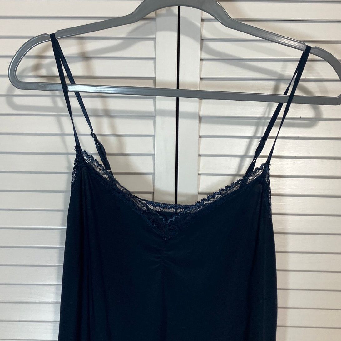 George George Sleepwear Dark Navy Blue A-line Mini Nightgown L Size ONE SIZE - 3 Thumbnail