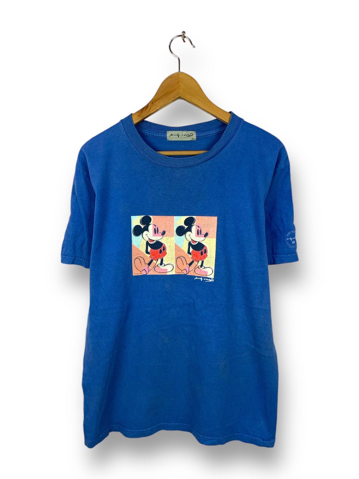 Andy Warhol Rare! Vintage 90s Andy Warhol Mickey Mouse Pop Art Tee Size US M / EU 48-50 / 2 - 1 Thumbnail