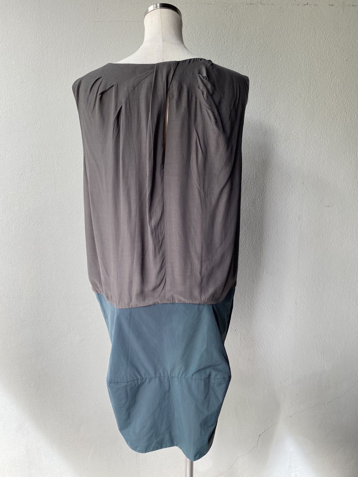 Marni MARNI Brown Top and Navy Blue Skirt Mini Dress Size XS / US 0-2 / IT 36-38 - 2 Thumbnail