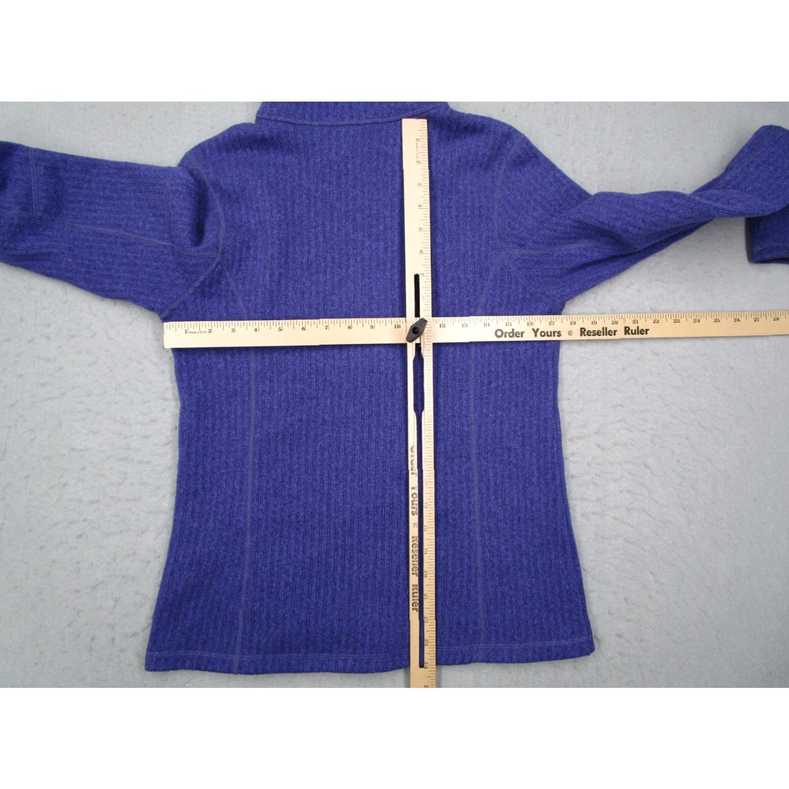 Patagonia PATAGONIA Jacket Women Medium Purple Cables Full Zip Fleece Outdoor Hike Camp Size M / US 6-8 / IT 42-44 - 6 Thumbnail