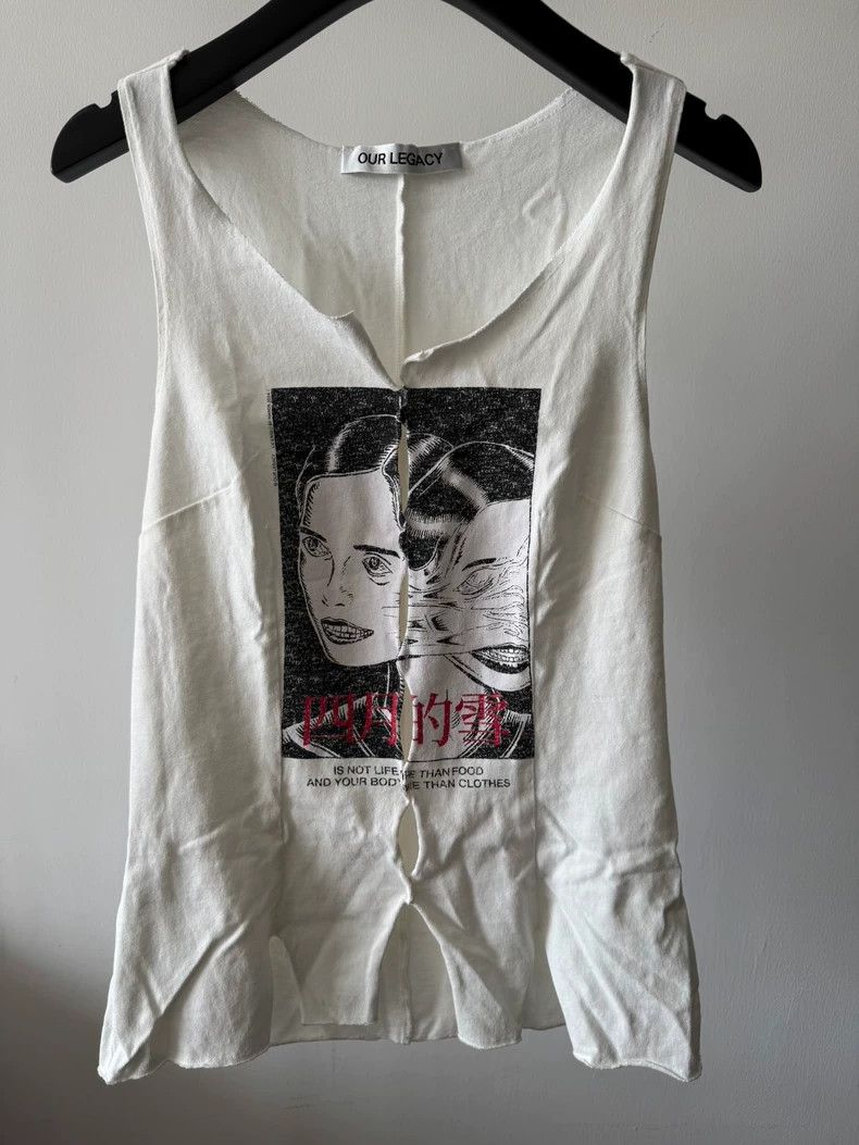 Our Legacy Our Legacy "April Snow" Print Tank Top - dmc Size US S / EU 44-46 / 1 - 1 Thumbnail