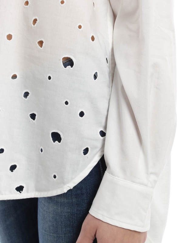 Issey Miyake 🔥Rare Vintage Tsumori Chisato Perforated Geometric Shirt Size M / US 6-8 / IT 42-44 - 1 Thumbnail