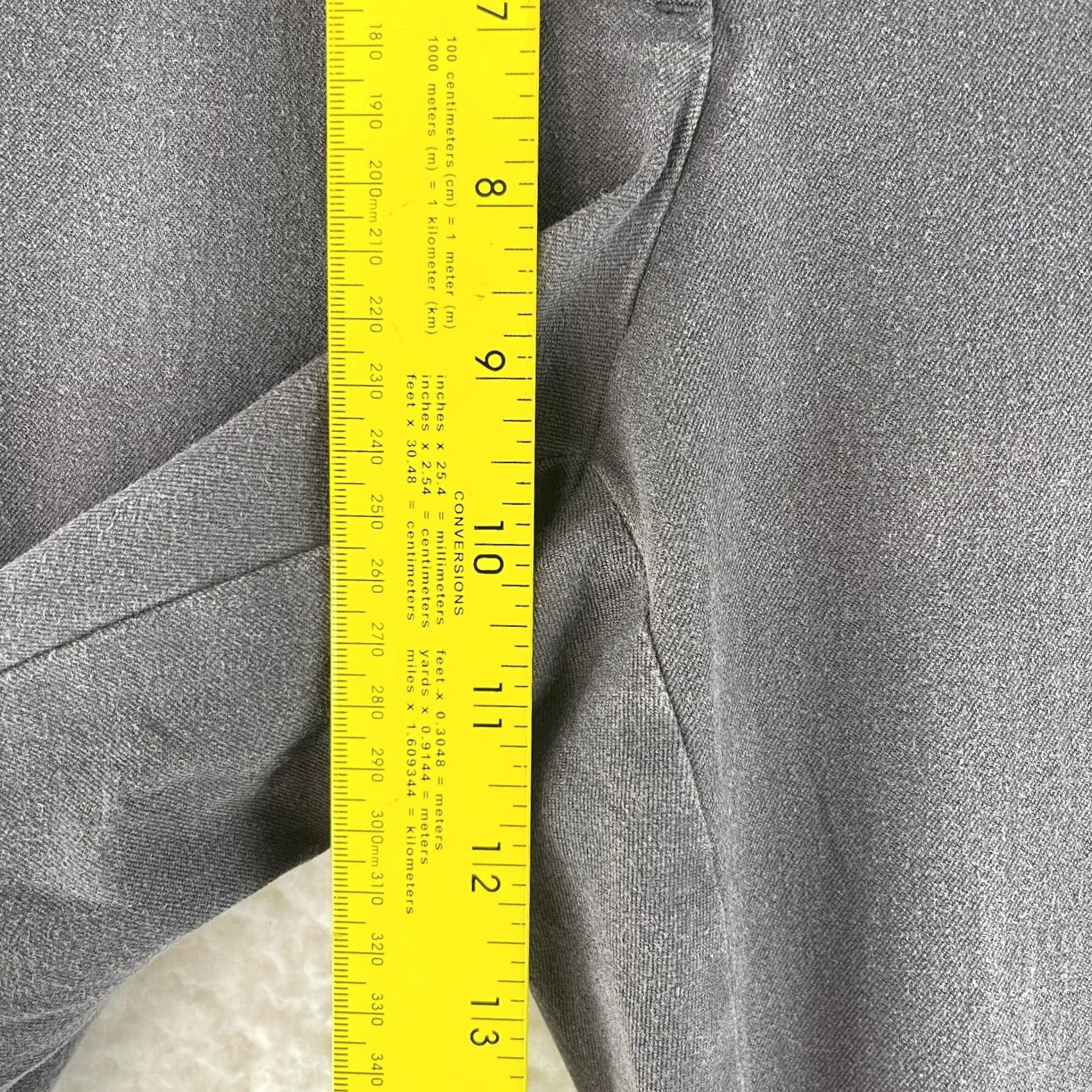 Ann Taylor Ann Taylor LOFT Julie Dress Pants Womens 6 Gray Straight Leg Mid Rise Work Dress Pants Size 28" / US 6 / IT 42 - 6 Thumbnail