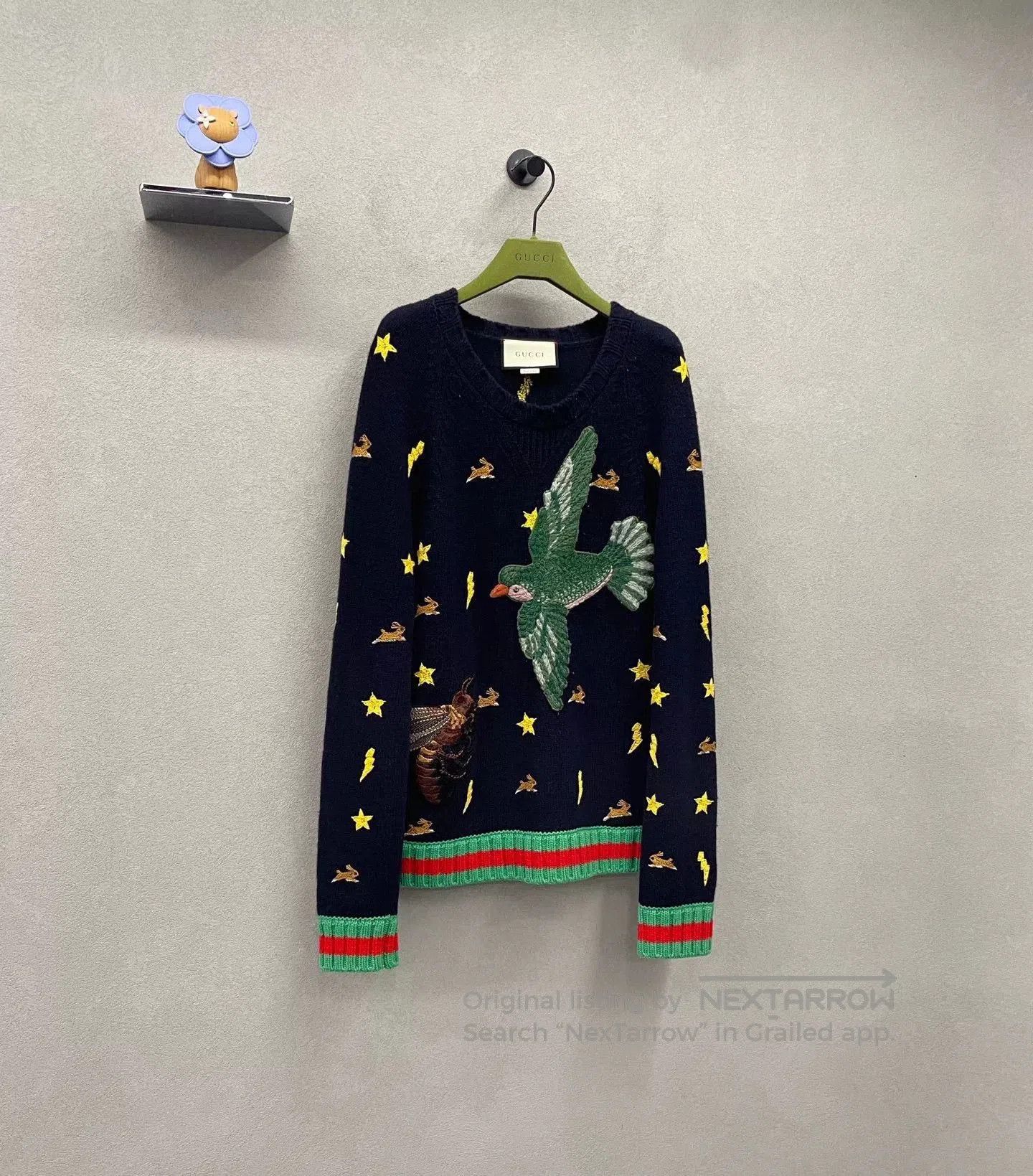 Gucci Gucci Embroidered Print Sweater. Size S / US 4 / IT 40 - 3 Thumbnail