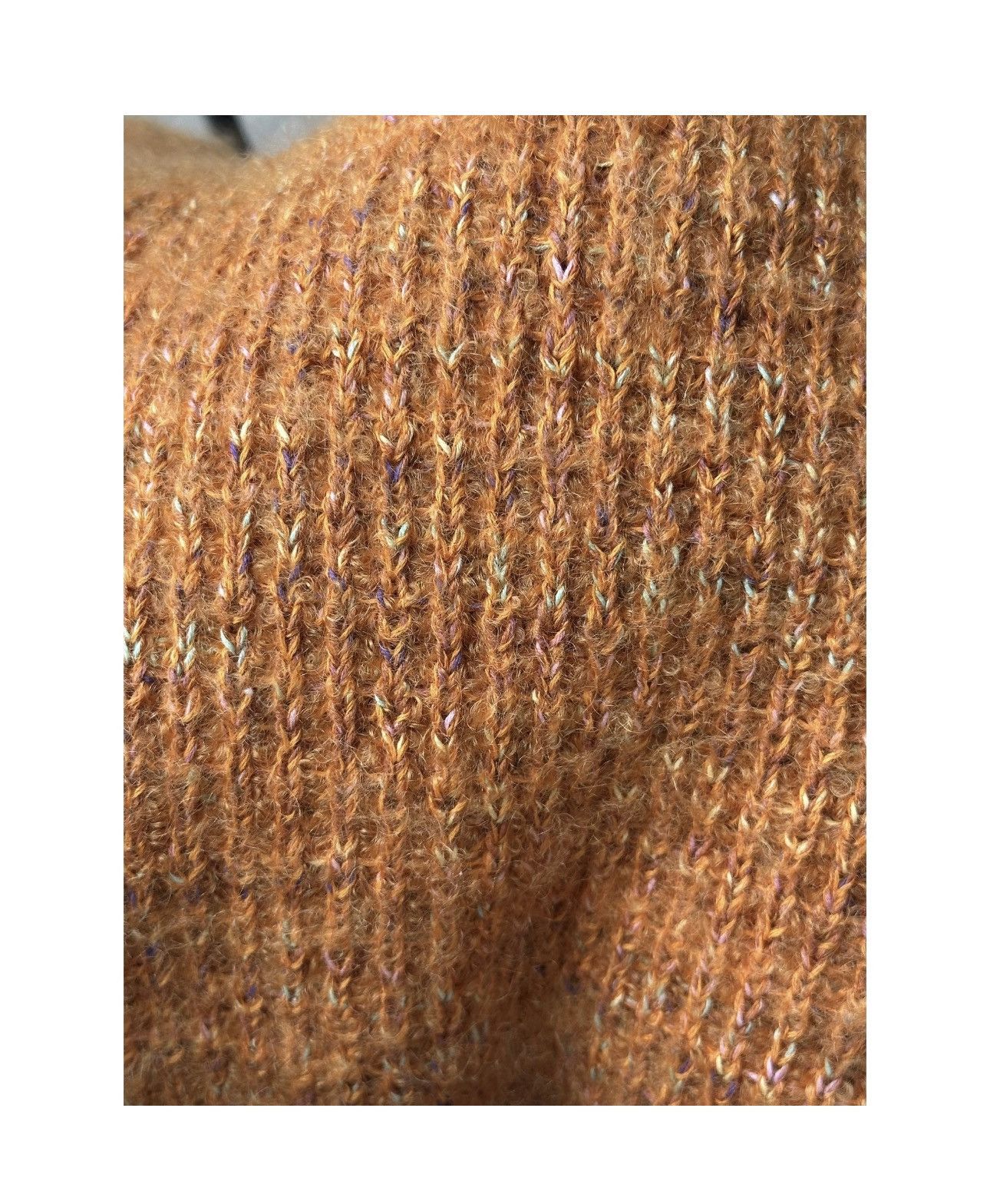 Raf Simons × Sterling Ruby 2014 Orange Sweater Size US M / EU 48-50 / 2 - 2 Thumbnail