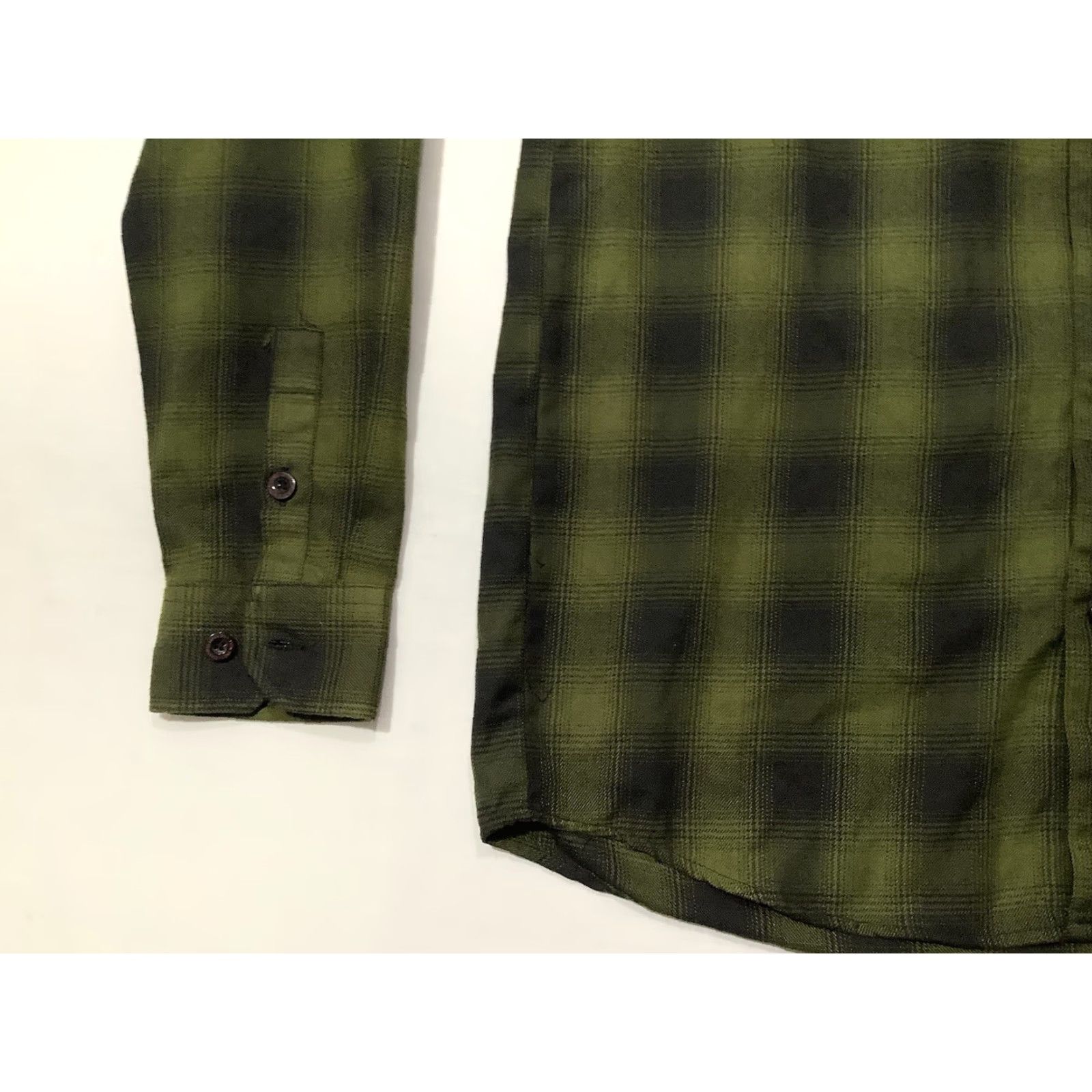 LONE WOLF Dixxon Shirt Mens Small Green Plaid Long Sleeve Snap Button Up Dixxon Size US S / EU 44-46 / 1 - 3 Thumbnail