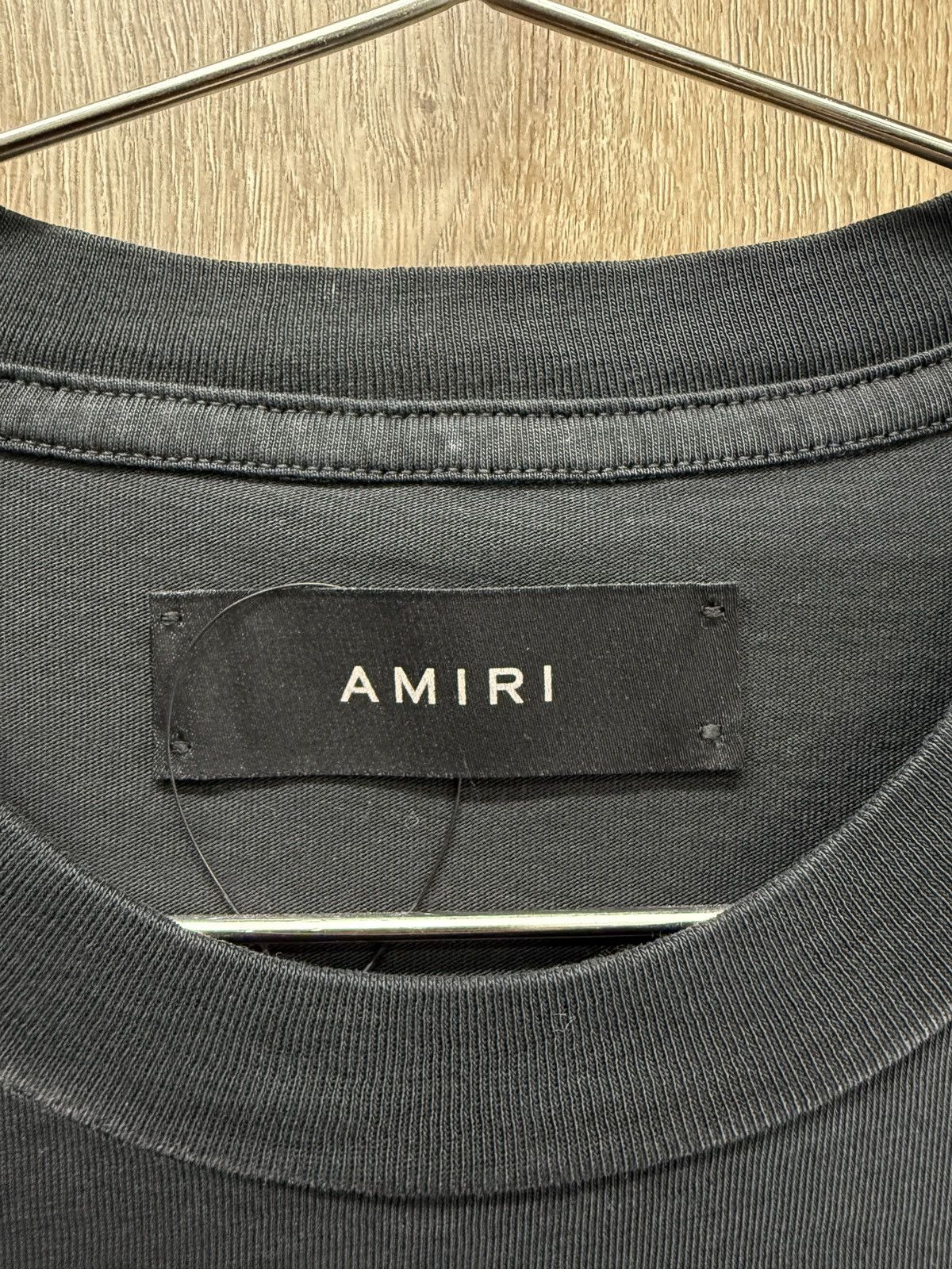 Amiri Amiri Black Shotgun Short Sleeve Size US S / EU 44-46 / 1 - 9 Thumbnail