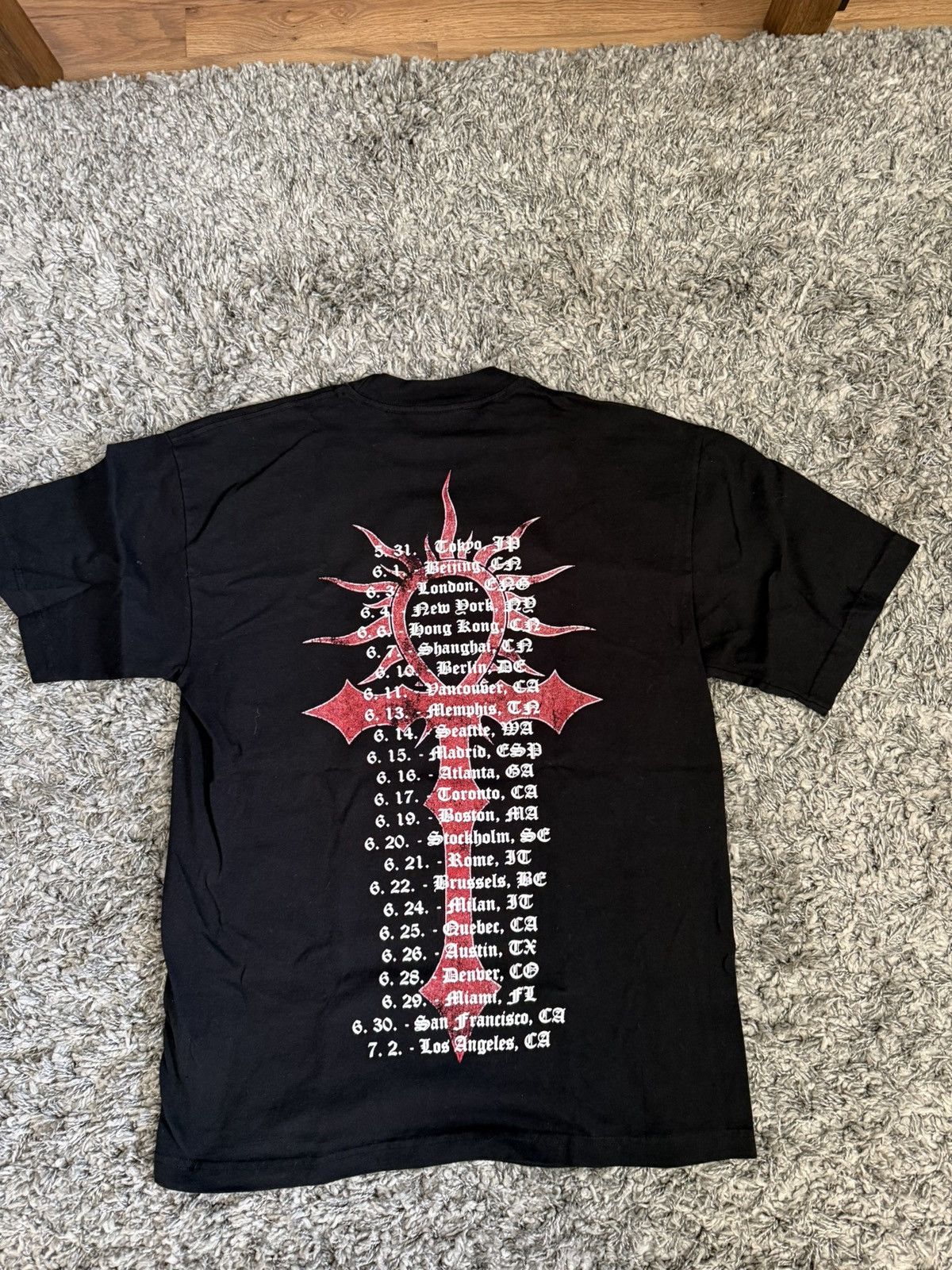 Revenge Revenge red chrome reaper tee Size US M / EU 48-50 / 2 - 2 Thumbnail