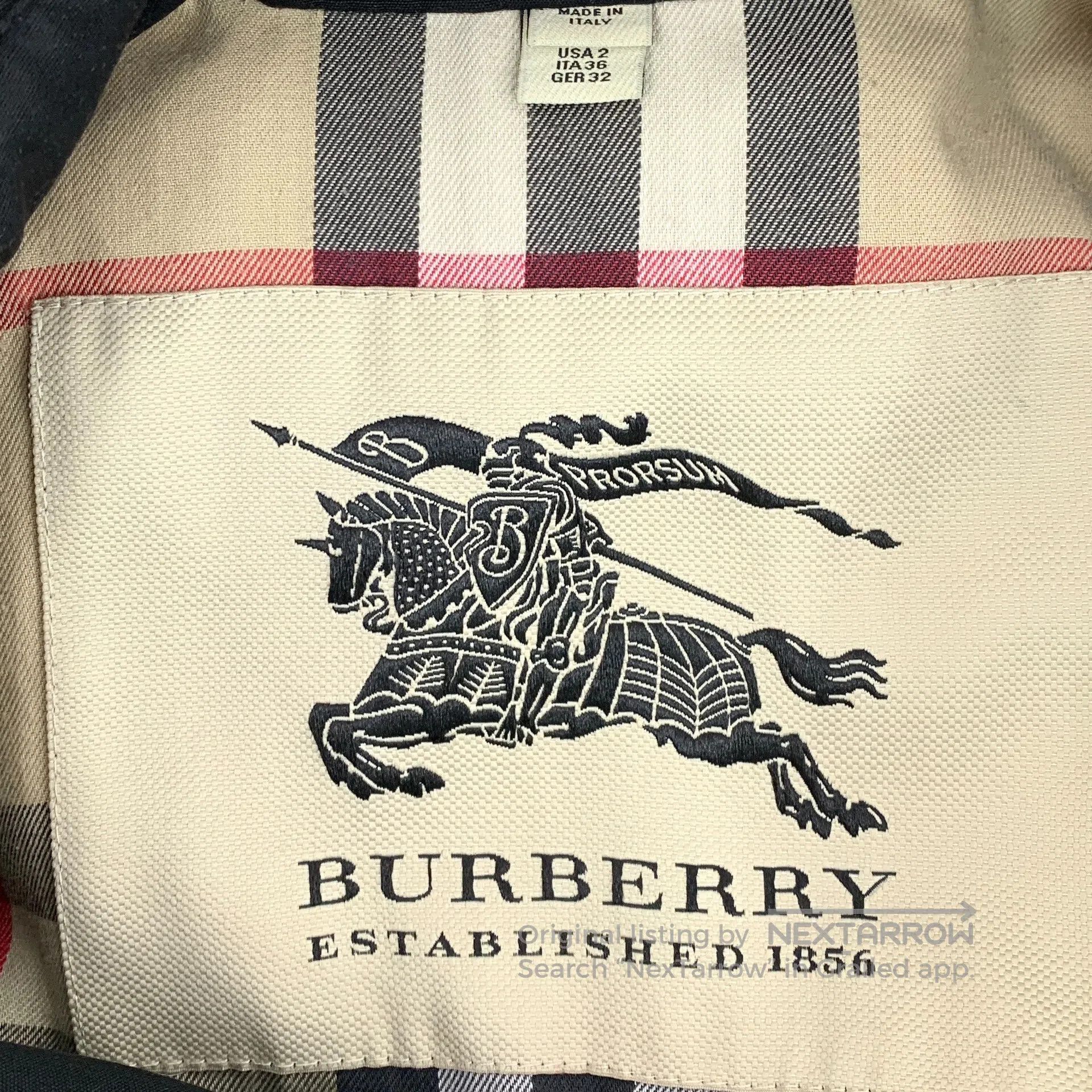 Burberry Burberry Black Lapel Double-breasted Long-sleeve Belted Tr Size XS / US 0-2 / IT 36-38 - 5 Thumbnail