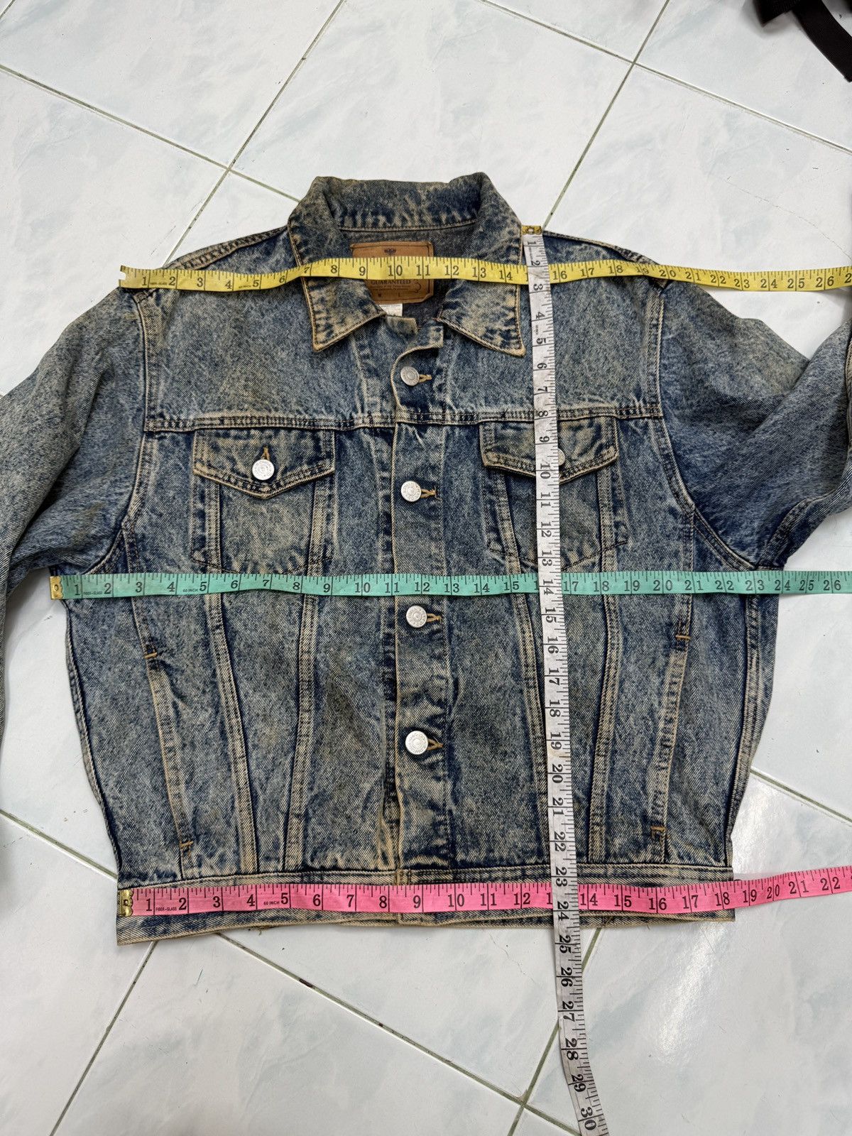 Edwin 🔥🔥🔥ARCHIVE VINTAGE EDWIN ACID WASH TRUCKER JACKET Size US M / EU 48-50 / 2 - 18 Thumbnail