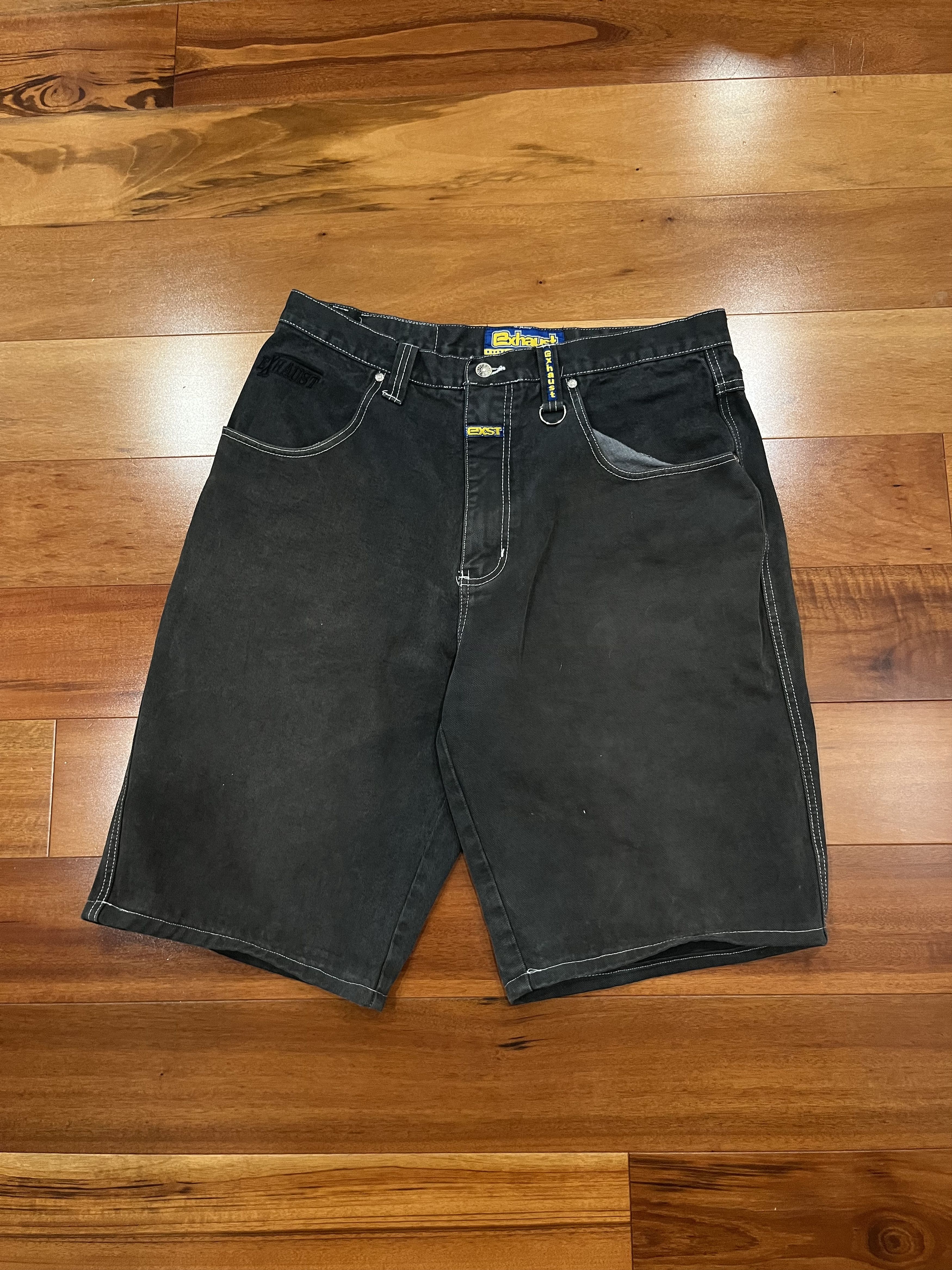 Vintage Vintage 90s Big Boy Exhaust Jean Shorts Jorts Jnco Grailed