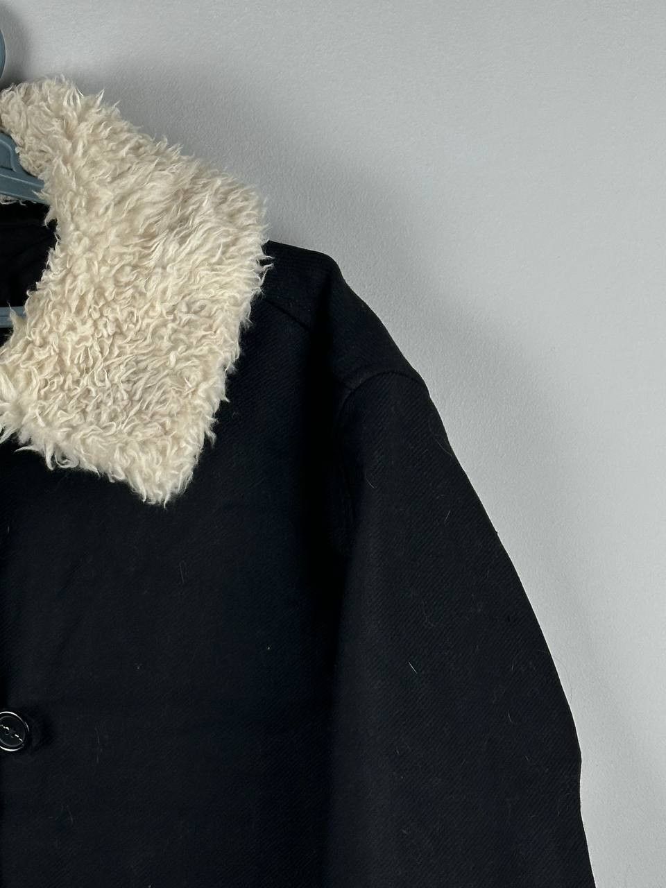 Arket Arket Long Balck Wool Coat Fur Collar Streetwear Size US L / EU 52-54 / 3 - 4 Thumbnail