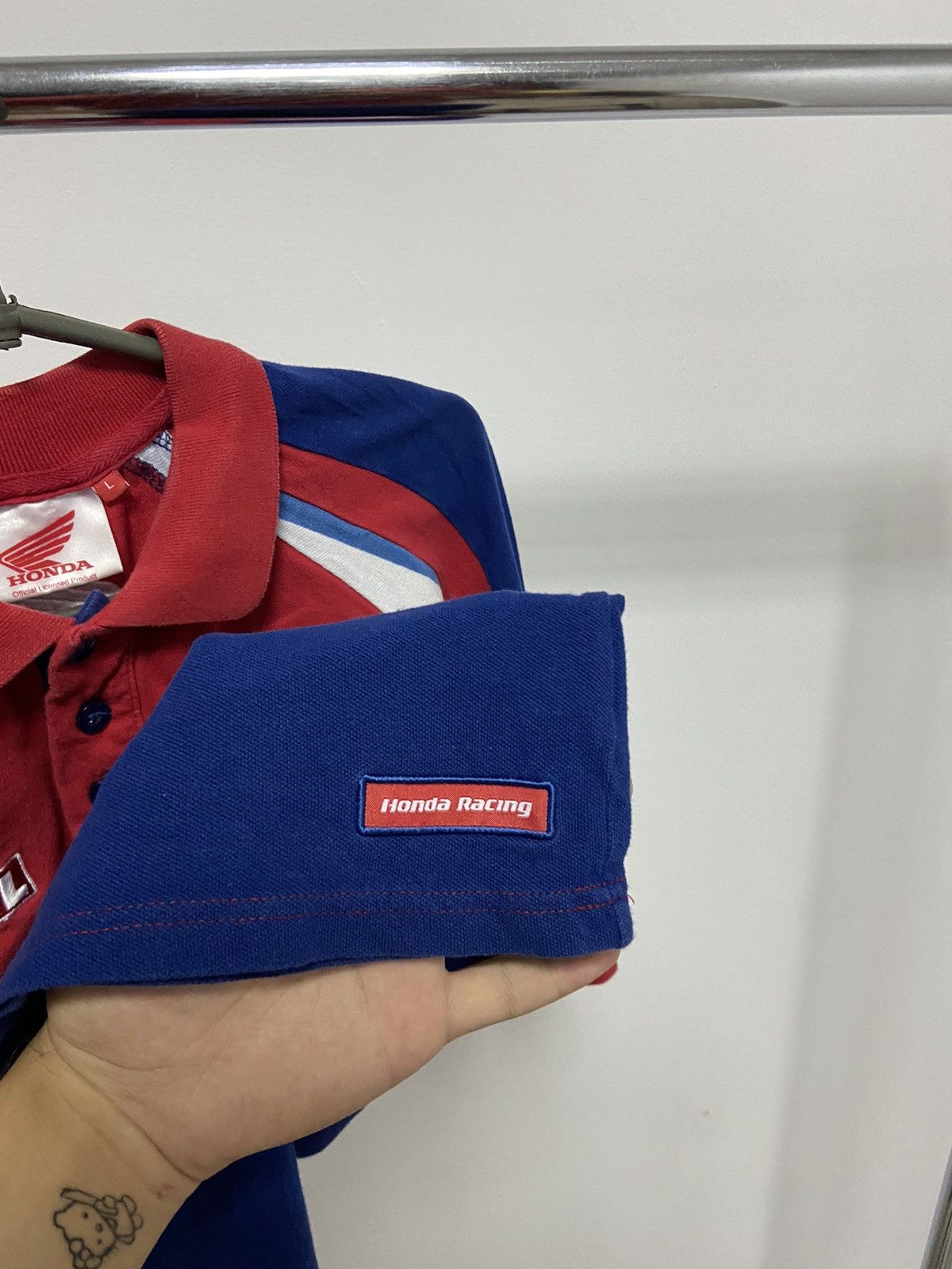Honda × Vintage Honda Racing t shirt polo Big logo Motul Moto Vintage Size US L / EU 52-54 / 3 - 5 Thumbnail