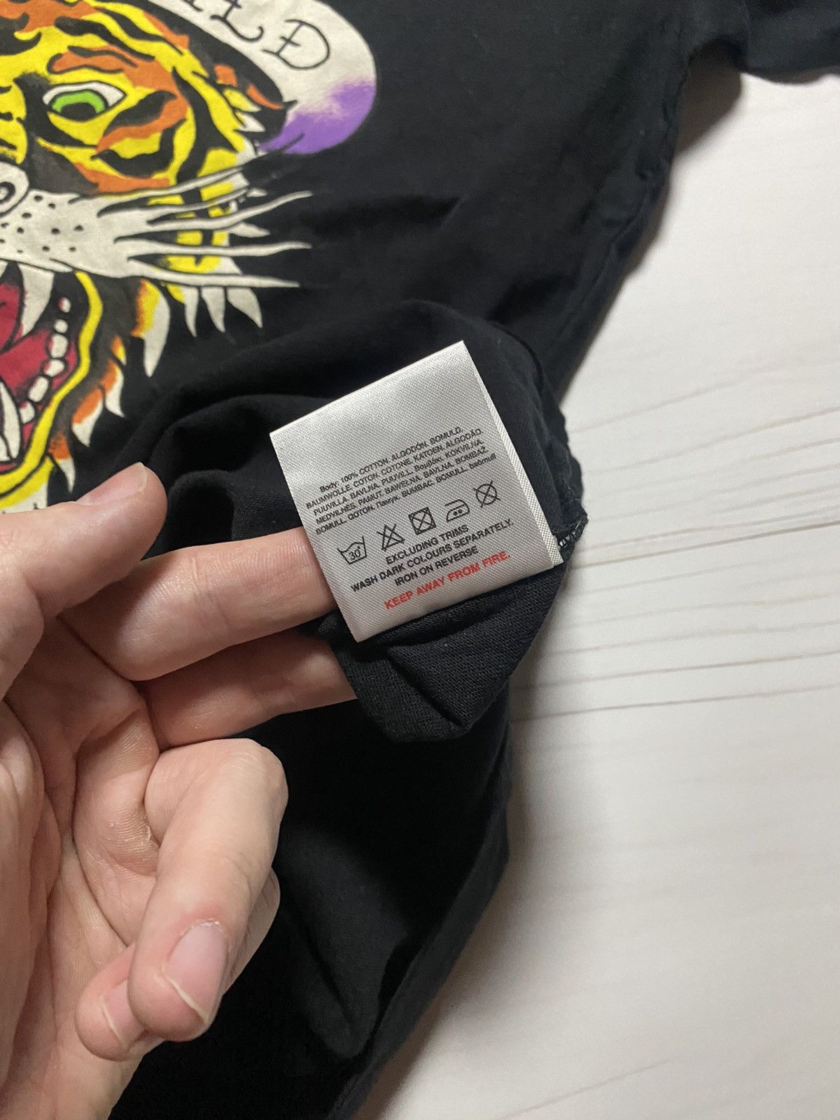 Christian Audigier × Ed Hardy × Vintage Vintage Ed Hardy sleepwear new Tiger Big logo y2k t shirt Size US XL / EU 56 / 4 - 5 Thumbnail