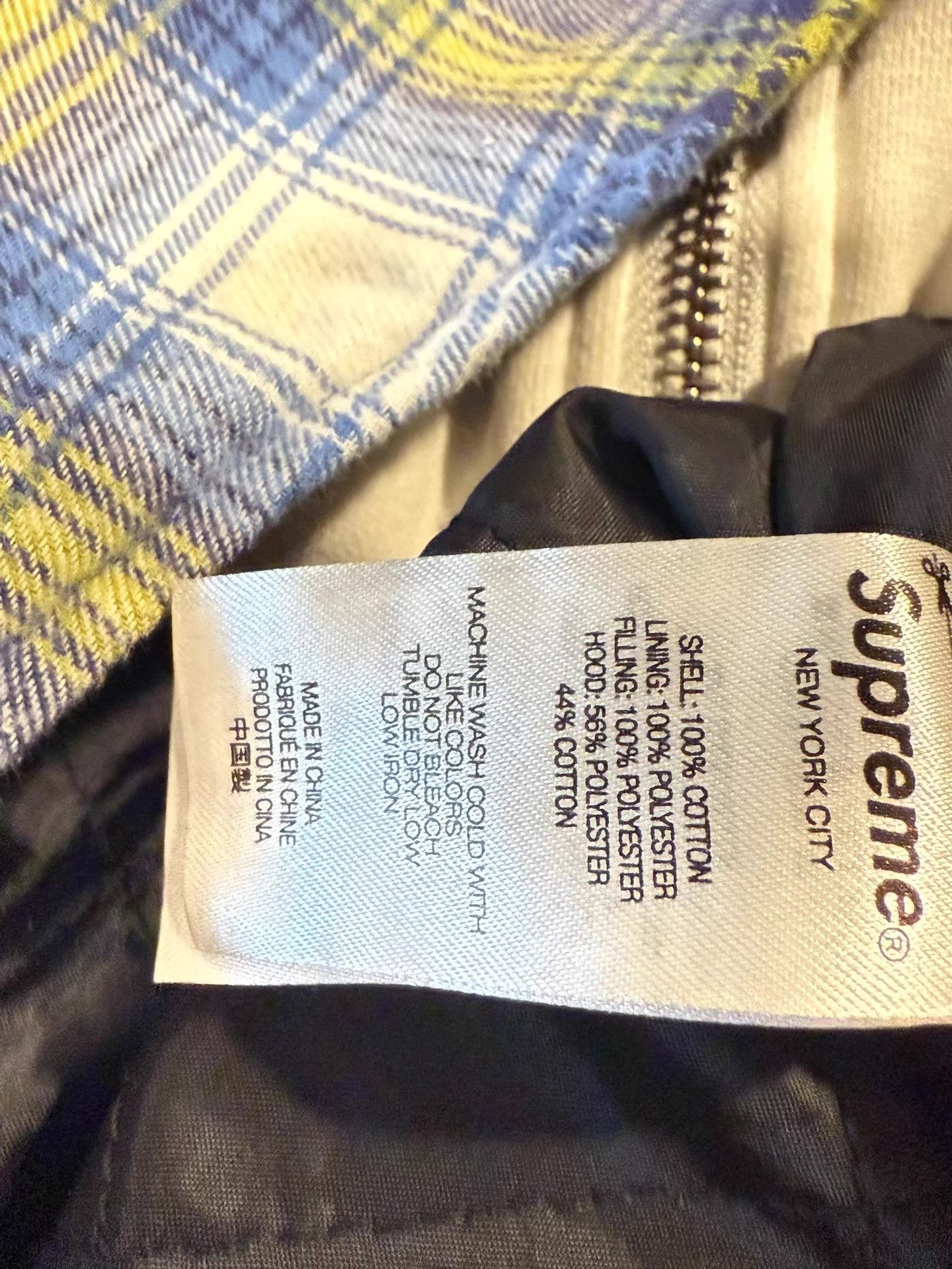Supreme Supreme FW21 Week 9 Hooded Flannel Zip Up Shirt Ｑ20 Size US S / EU 44-46 / 1 - 5 Thumbnail