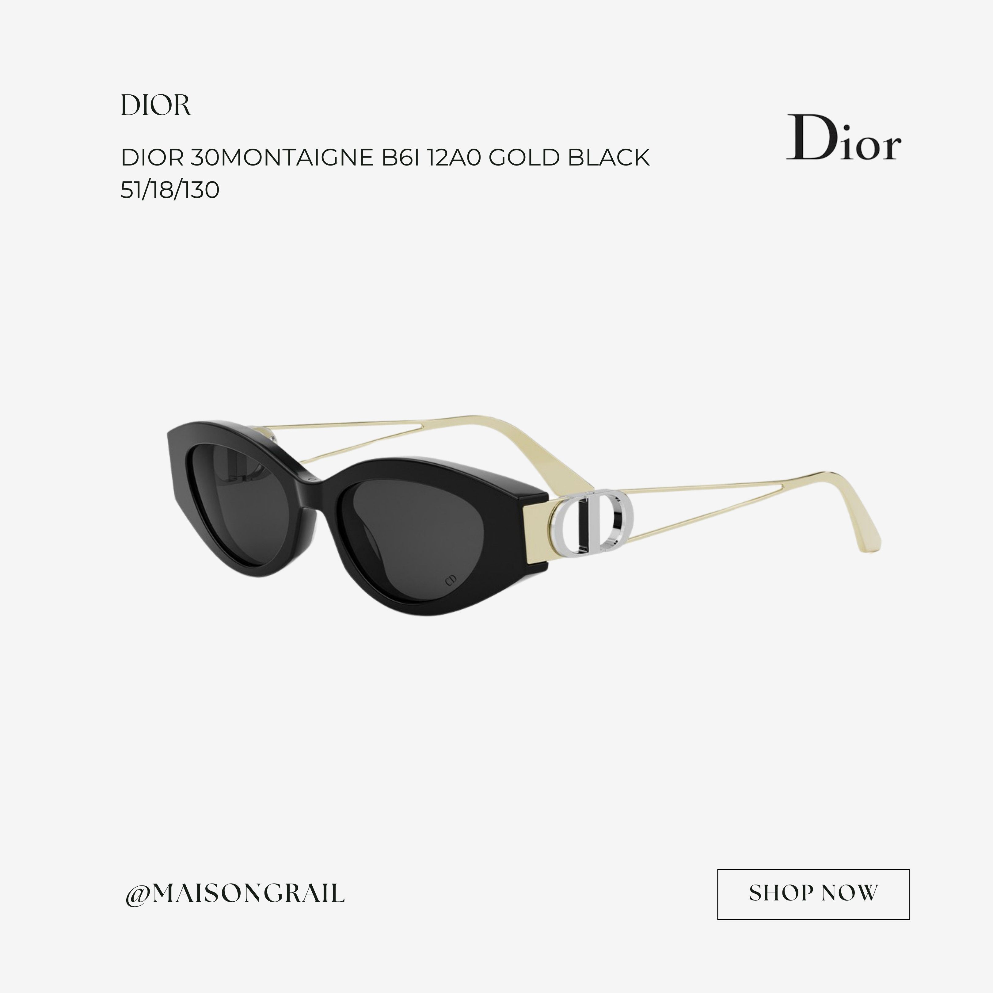 Dior DIOR 30MONTAIGNE B6I 12A0 SUNGLASSES Size ONE SIZE - 1 Thumbnail