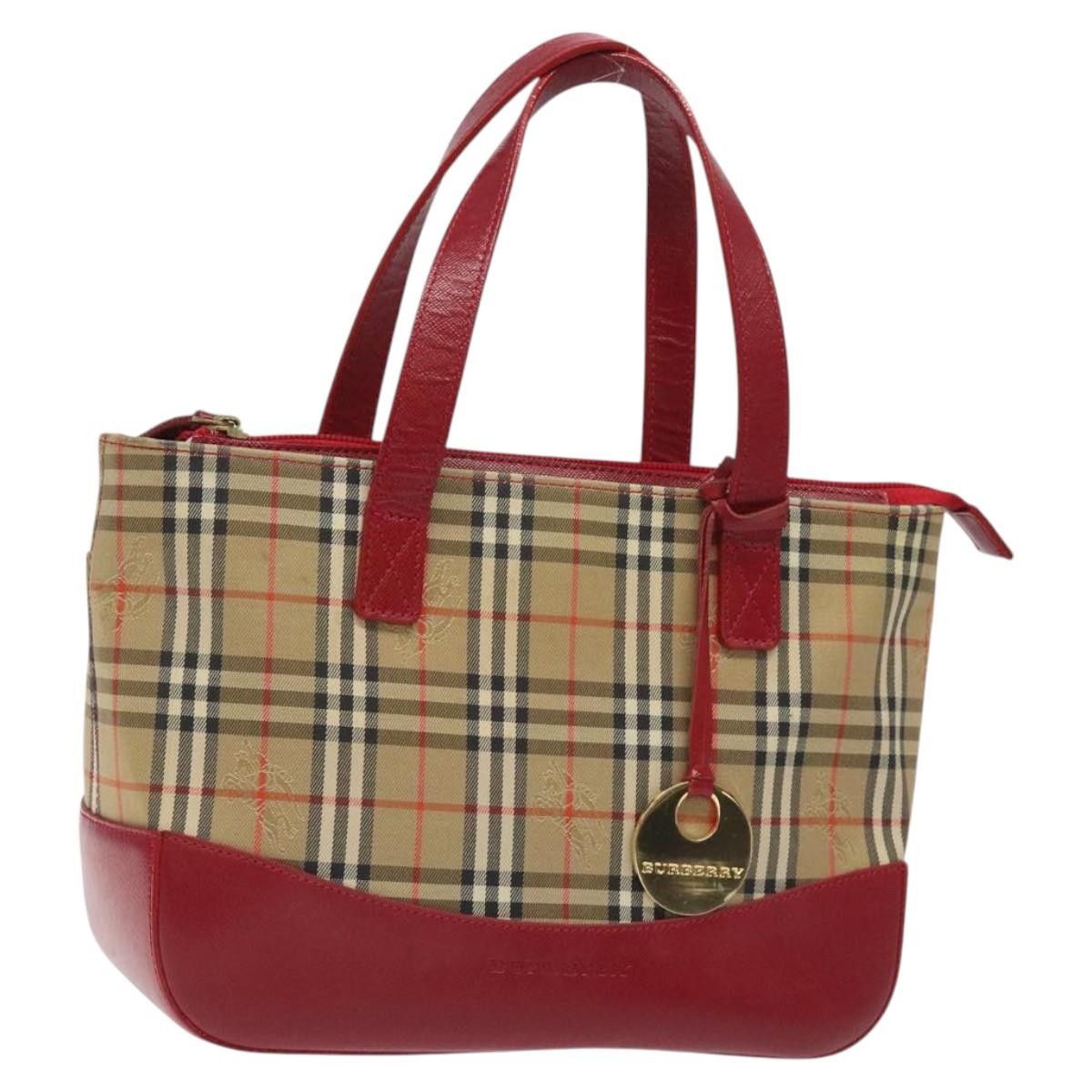 Burberry Burberry Nova Check Handbag Nova Check Canvas and leather Size ONE SIZE - 1 Thumbnail