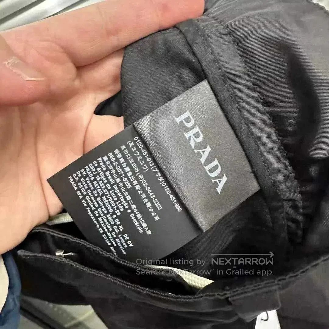 Prada Prada Metal Triangle Logo Nylon Pants. Size US 32 / EU 48 - 3 Thumbnail