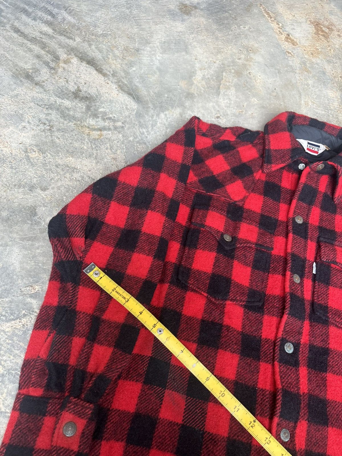 Levi's Vintage Clothing Vintage Levis 80s Flanel Shirt Size US M / EU 48-50 / 2 - 12 Thumbnail
