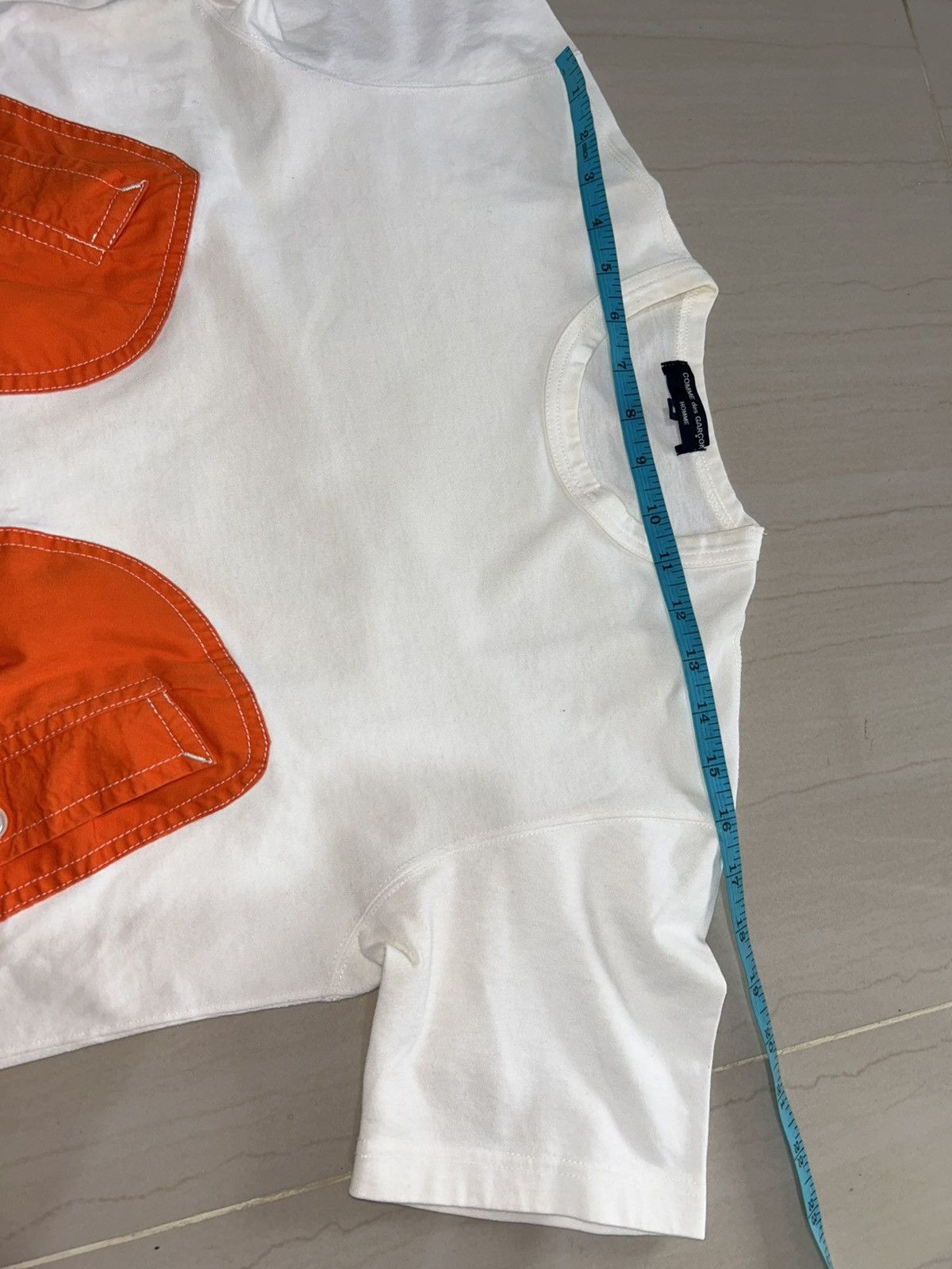 Comme des Garcons AD2015 Comme Des Garcons Rework Patch Pocket T-shirt Size S / US 4 / IT 40 - 10 Thumbnail