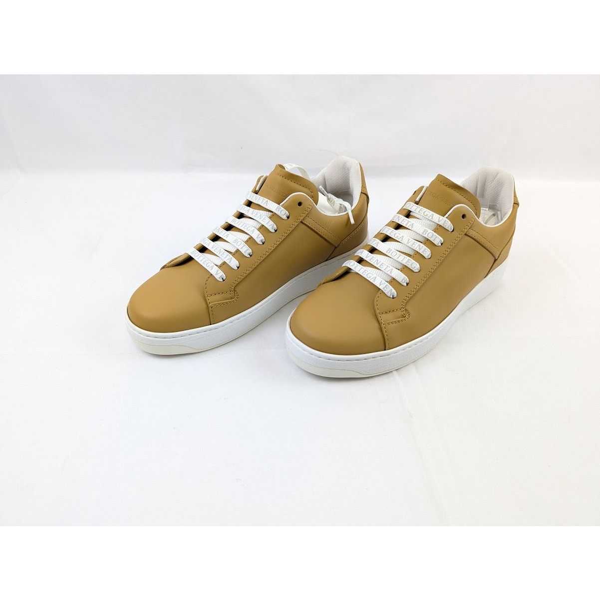 Bottega Veneta o1rshd1 Bolt Calf Sneaker Pelle S.GOMM in Butterscotch Size US 7 / EU 40 - 20 Thumbnail