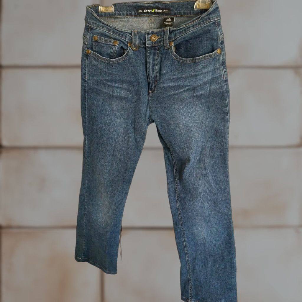 DKNY VINTAGE DKNY Jeans Ladies Size 6 Blue Denim Flared Womens Size 28" / US 6 / IT 42 - 1 Thumbnail