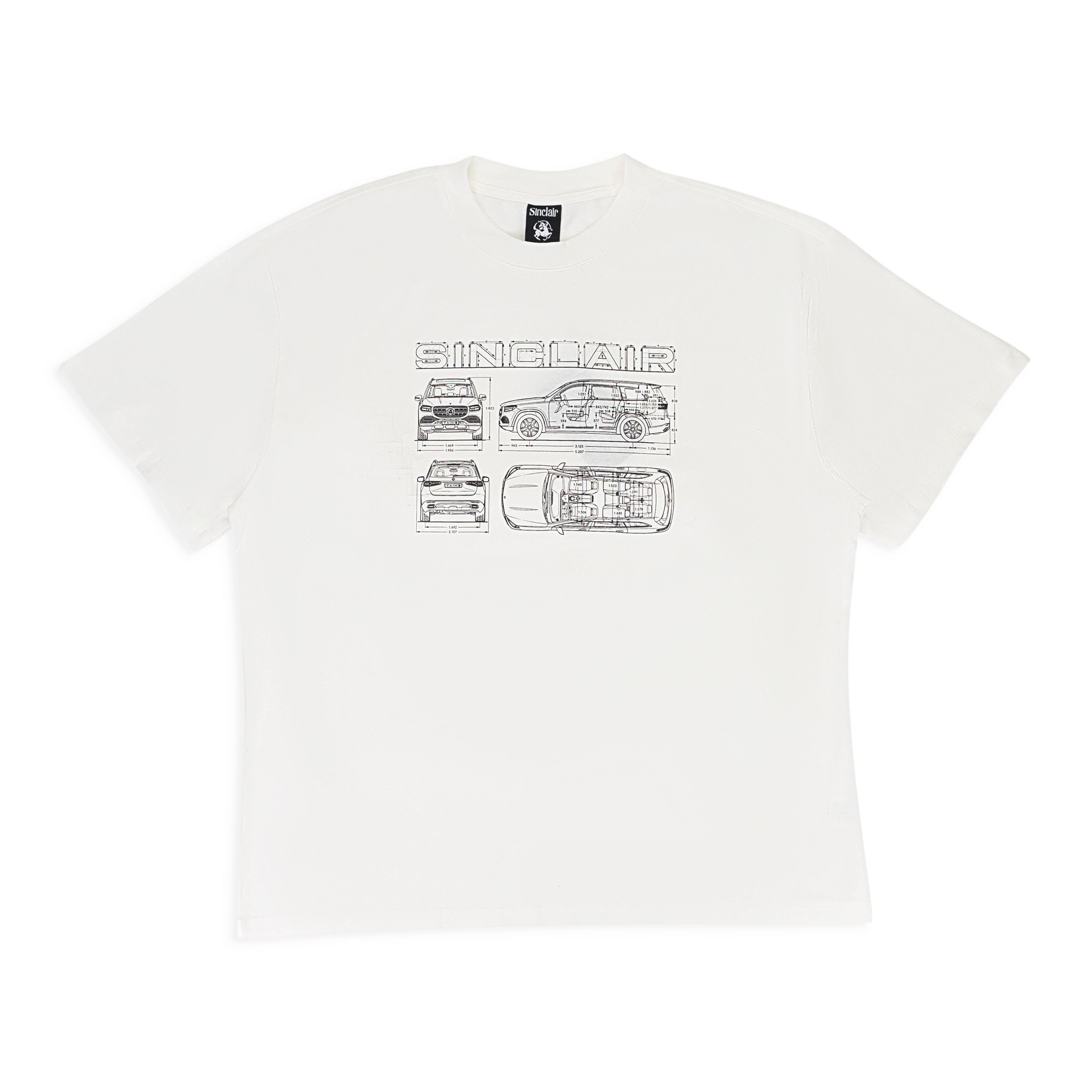 Sinclair Global MAYBACH BLUEPRINT WHITE T-SHIRT SIZE XL Size US XL / EU 56 / 4 - 1 Thumbnail
