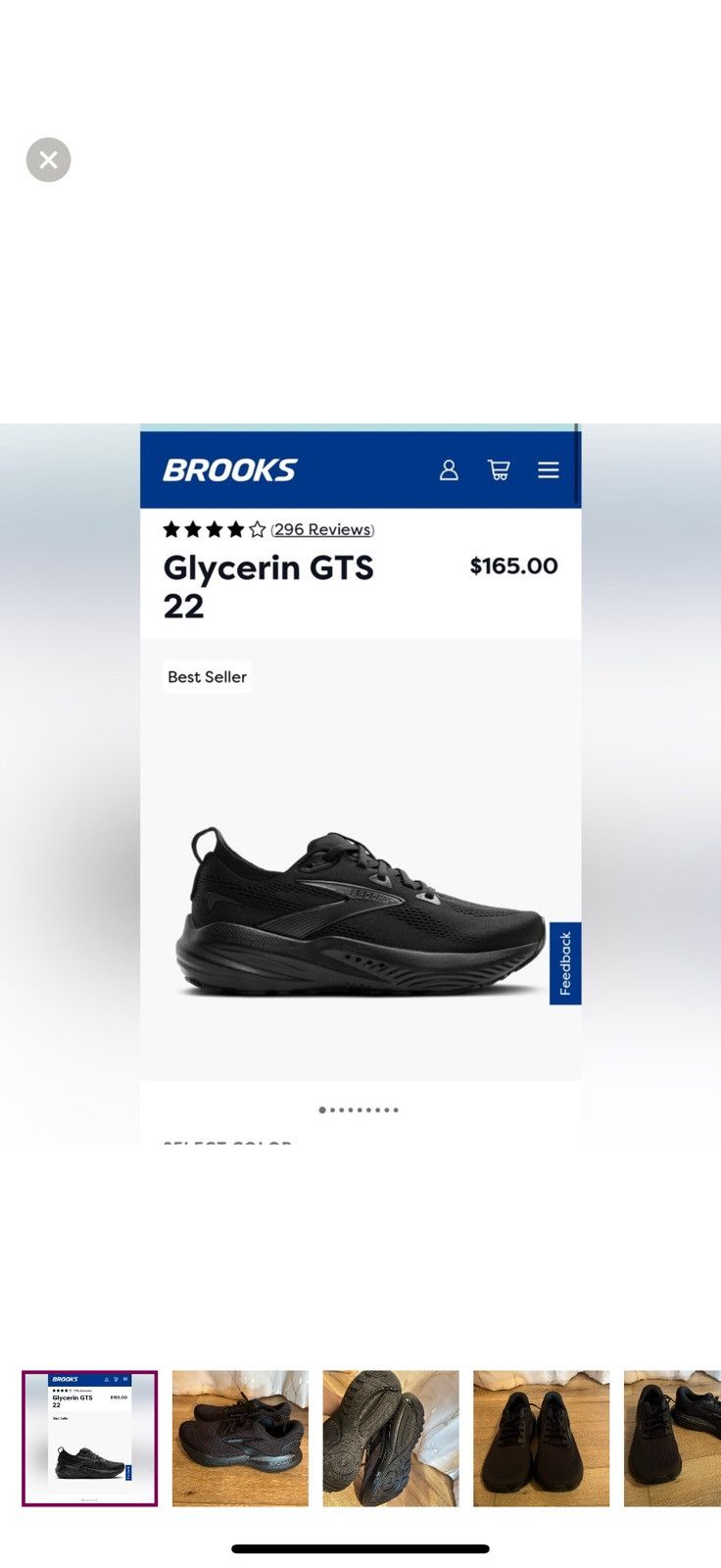 Brooks Brooks Glycerin GTS 22 shoes Size US 10.5 / IT 40.5 - 1 Thumbnail