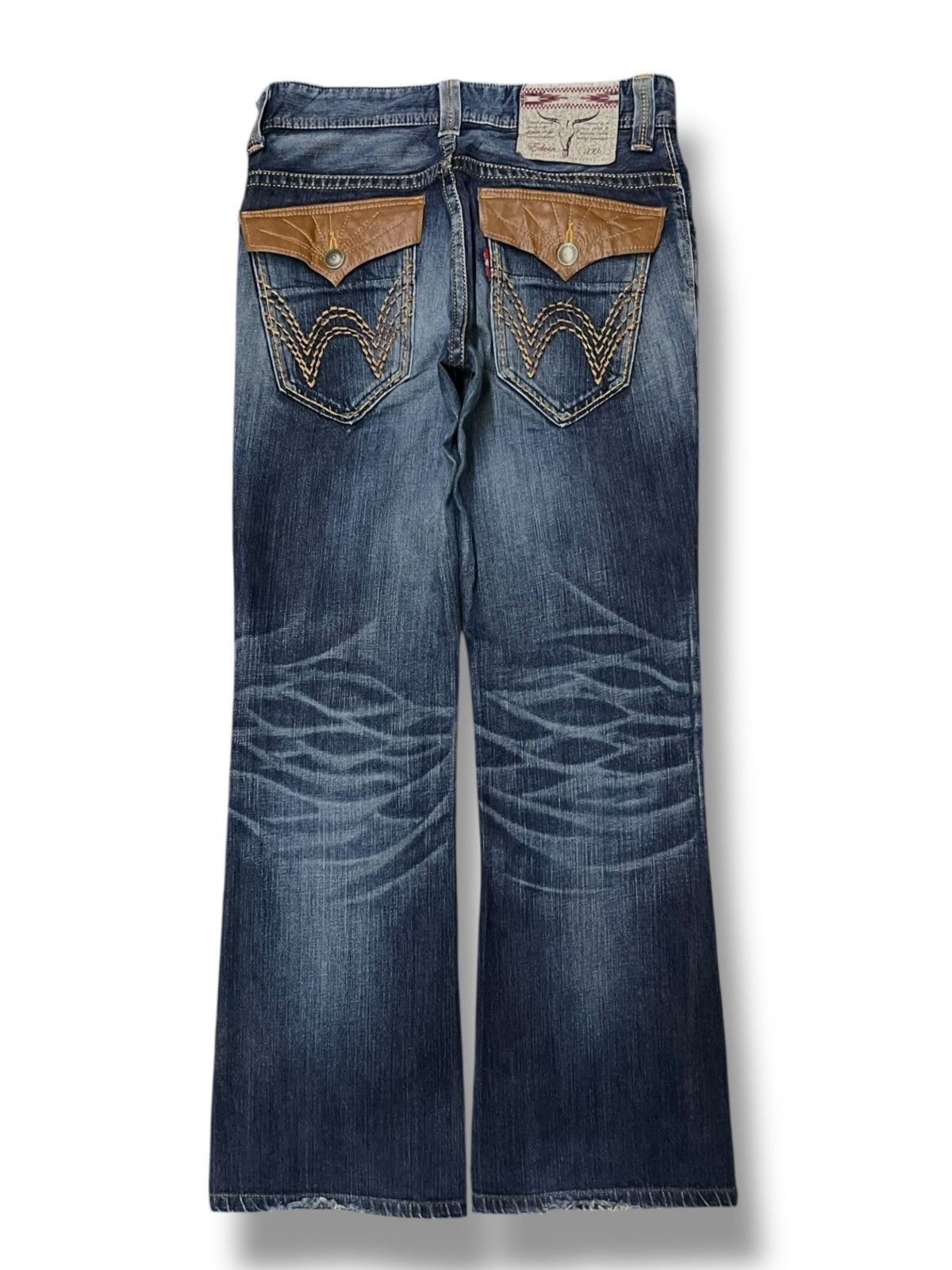 Edwin Bootcut Vintage Edwin 431XVS XXI Japan - Faded Wash Jeans Size US 32 / EU 48 - 3 Thumbnail