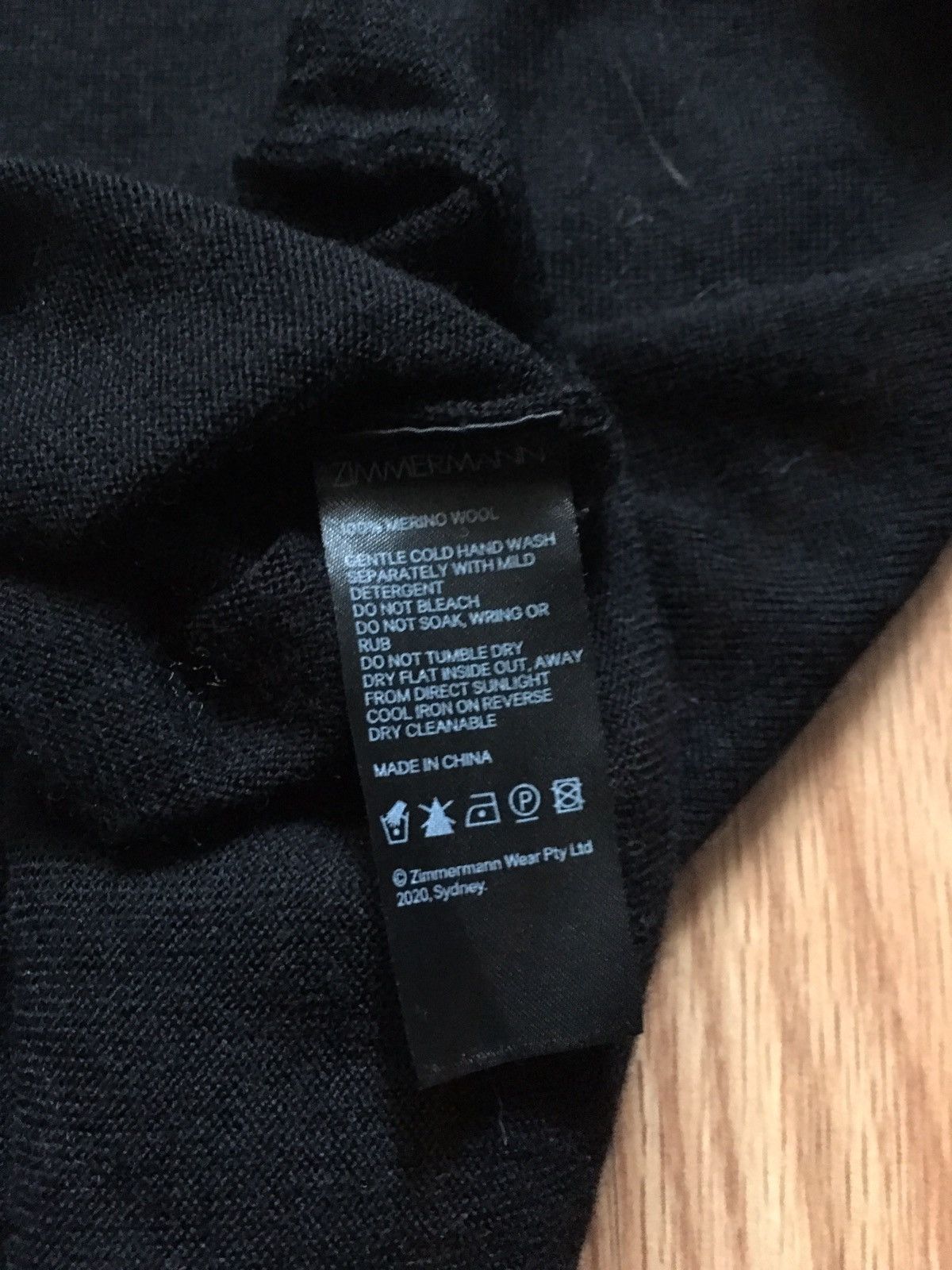 Zimmermann ZIMMERMANN Black Merino Wool Blouson Sweater Size 0 US4 Size S / US 4 / IT 40 - 8 Thumbnail
