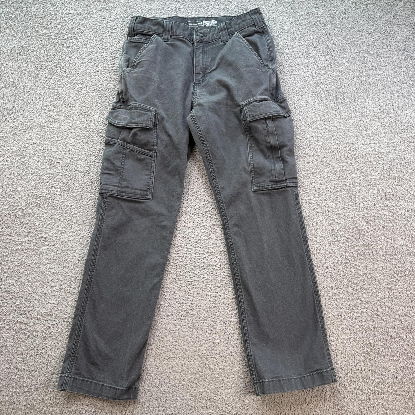 Carhartt Carhartt Rugged Flex Relaxed Fit Cargo Pants Gray 30x30 Mens Size US 30 / EU 46 - 1 Thumbnail