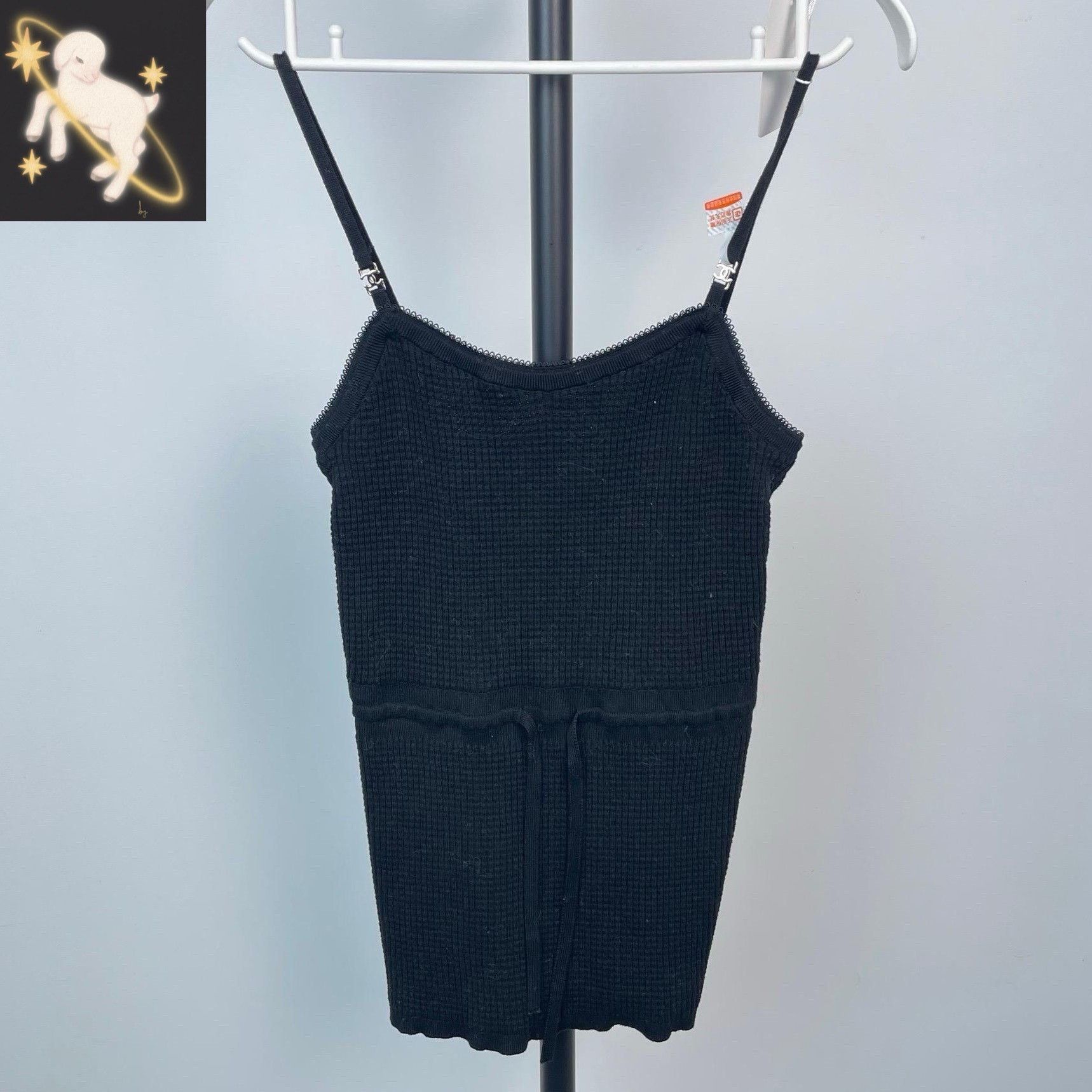 Chanel Chanel Black Tank Top 24 Women Size XS / US 0-2 / IT 36-38 - 1 Thumbnail