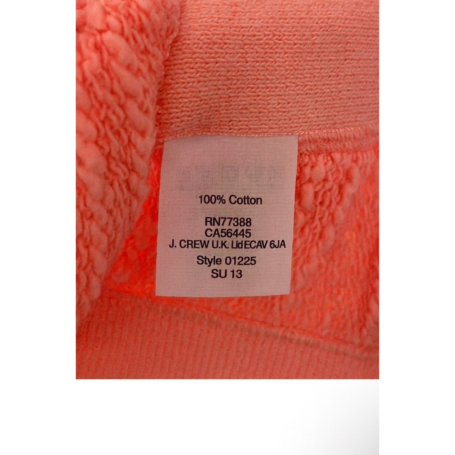 J.Crew J.Crew Coral Pocket T-Shirt | 100% Cotton | Women’s M Size M / US 6-8 / IT 42-44 - 5 Thumbnail