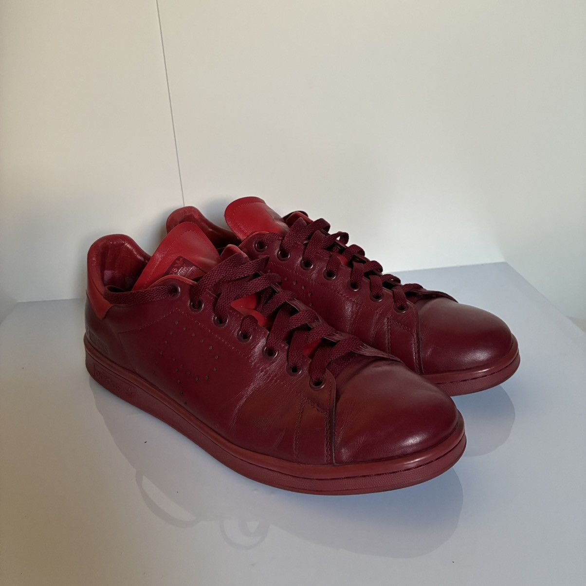 Adidas × Raf Simons Adidas Stan Smith X Raf Simons Tomato Red/Core Black Size US 10 / EU 43 - 1 Thumbnail